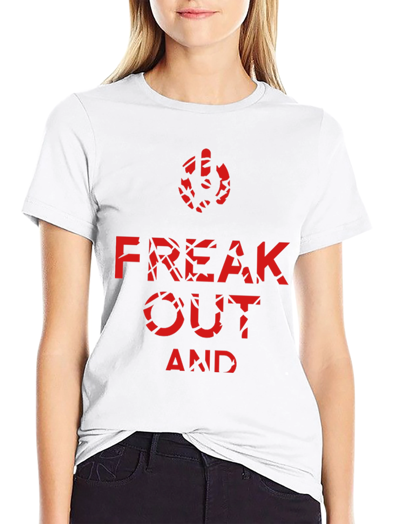 Freak Out Graphic Tee - Black T-Shirt