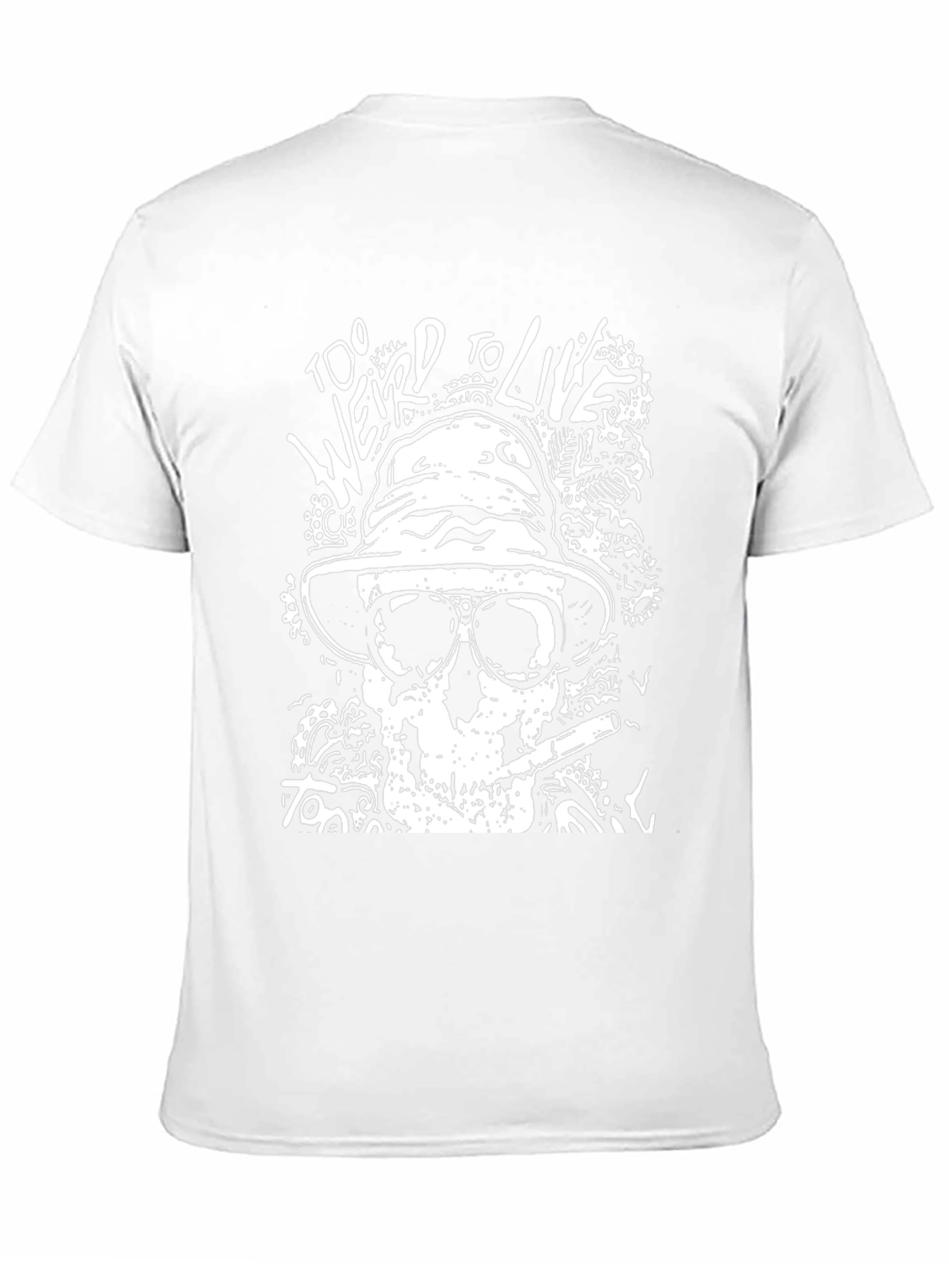 Too Weird to Live Skull Graphic Tee - Black