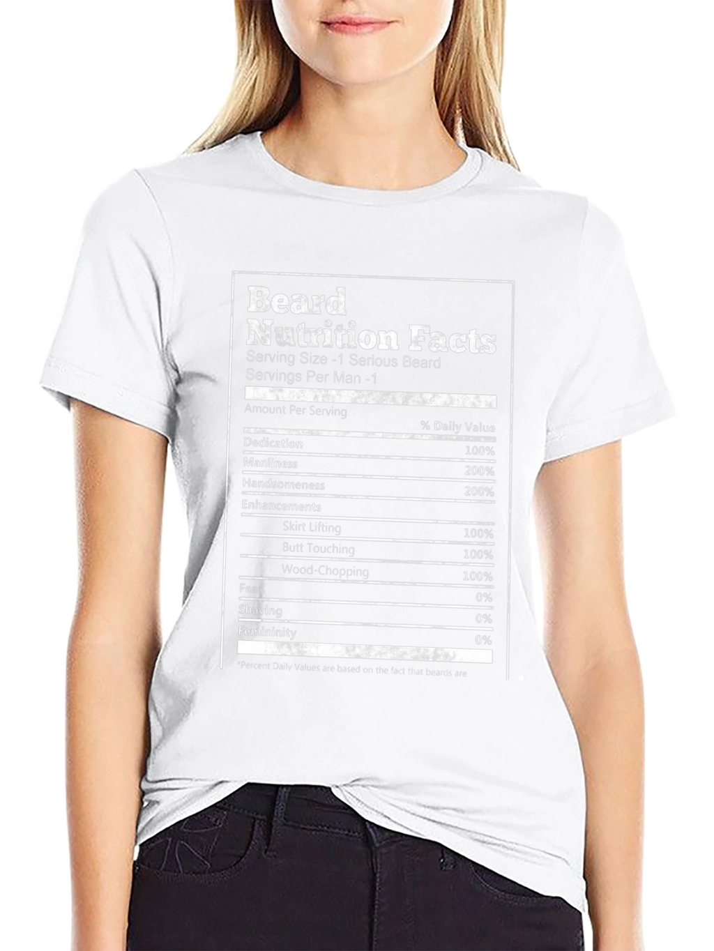 Beard Nutrition Facts T-Shirt