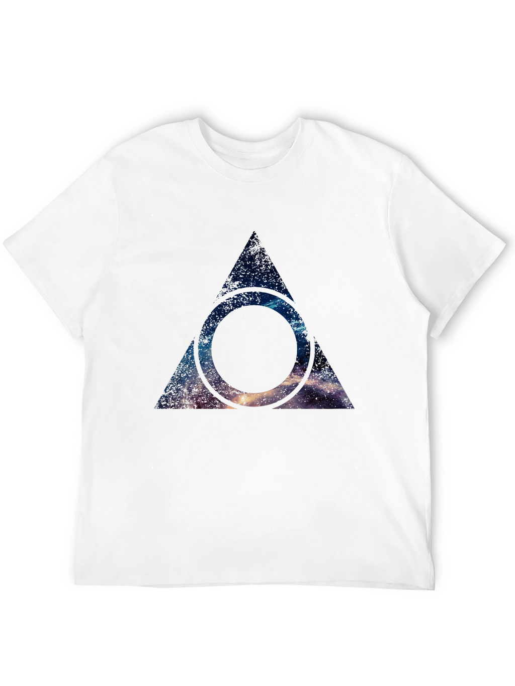Galaxy Deathly Hallows T-Shirt - Black Cotton Blend