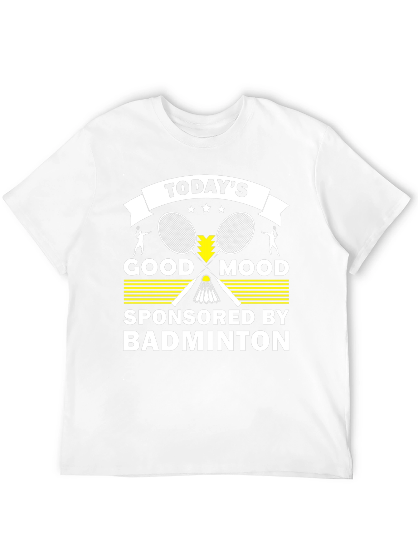 Todays Good Mood Badminton Graphic T-Shirt