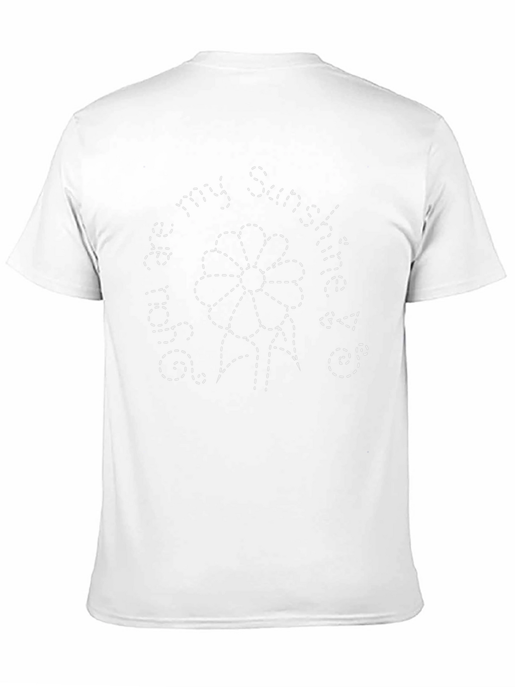 Sunshine Flower Graphic Tee - Black Cotton Blend Shirt