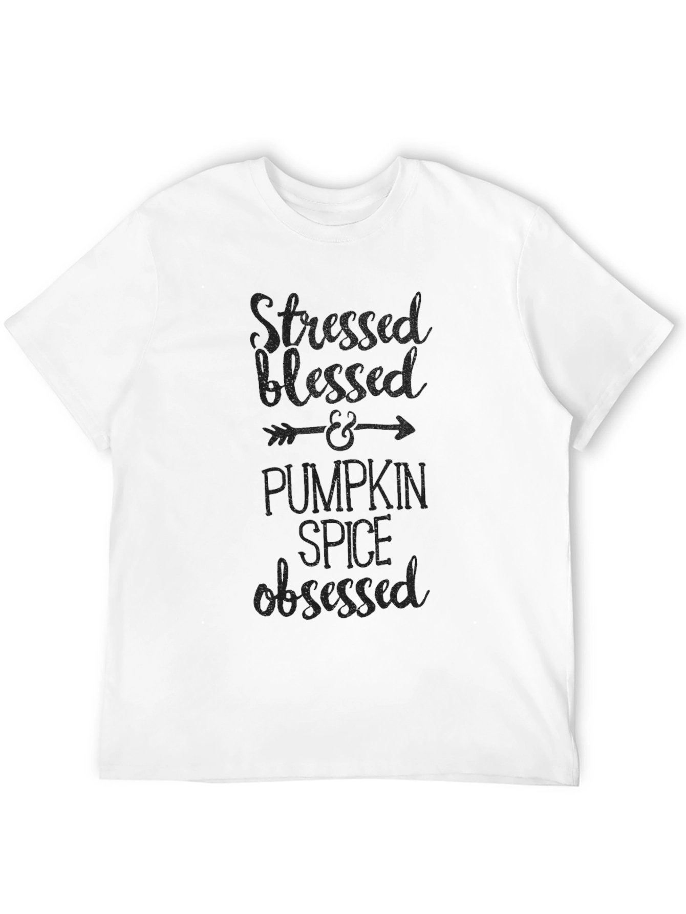Stressed Blessed Pumpkin Spice Obsessed Tee