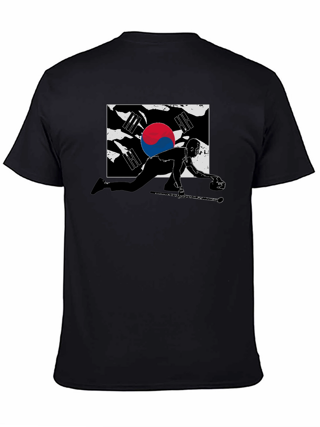 South Korea Curling Graphic T-Shirt