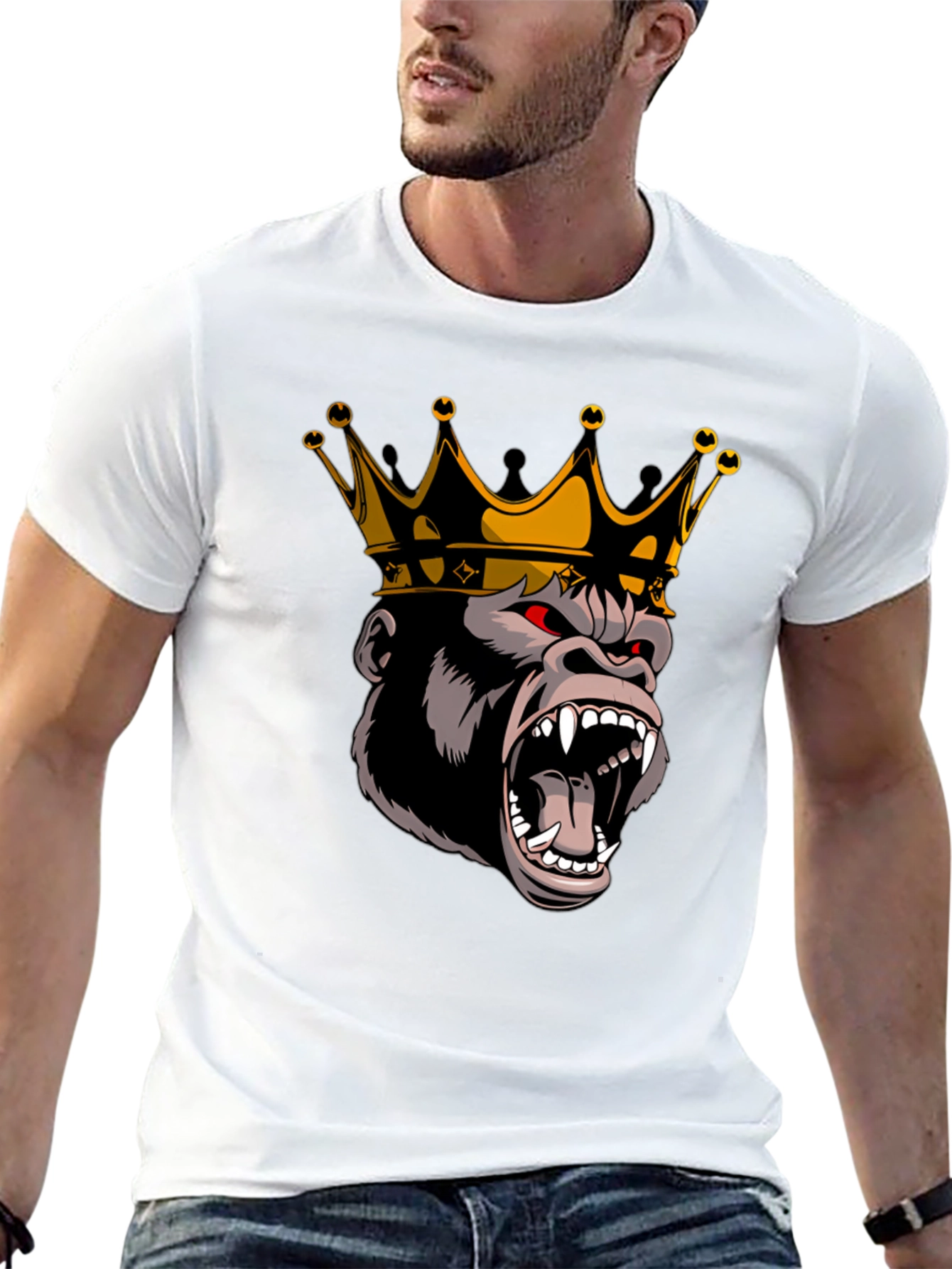 King Gorilla Graphic Tee - Black