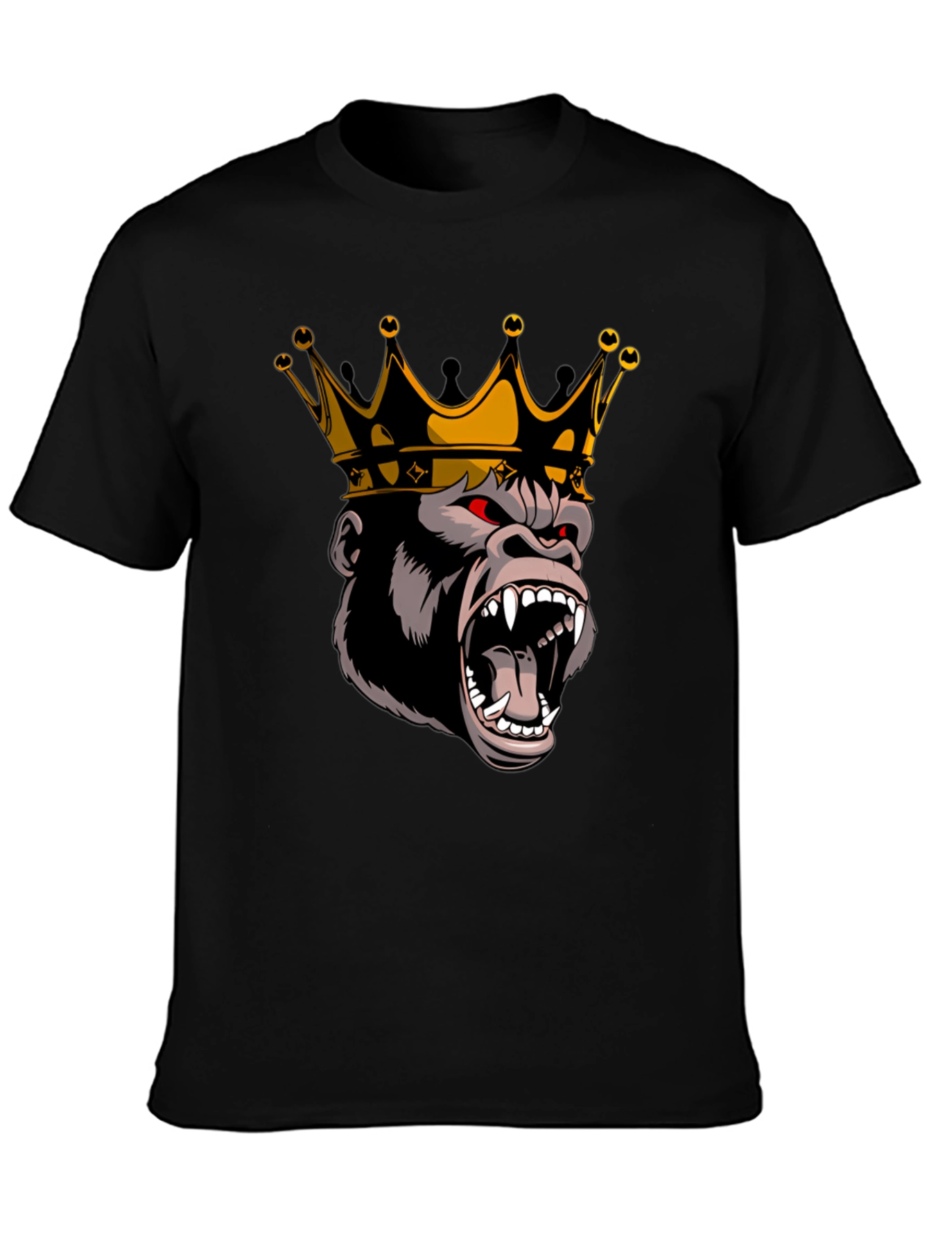 King Gorilla Graphic Tee - Black
