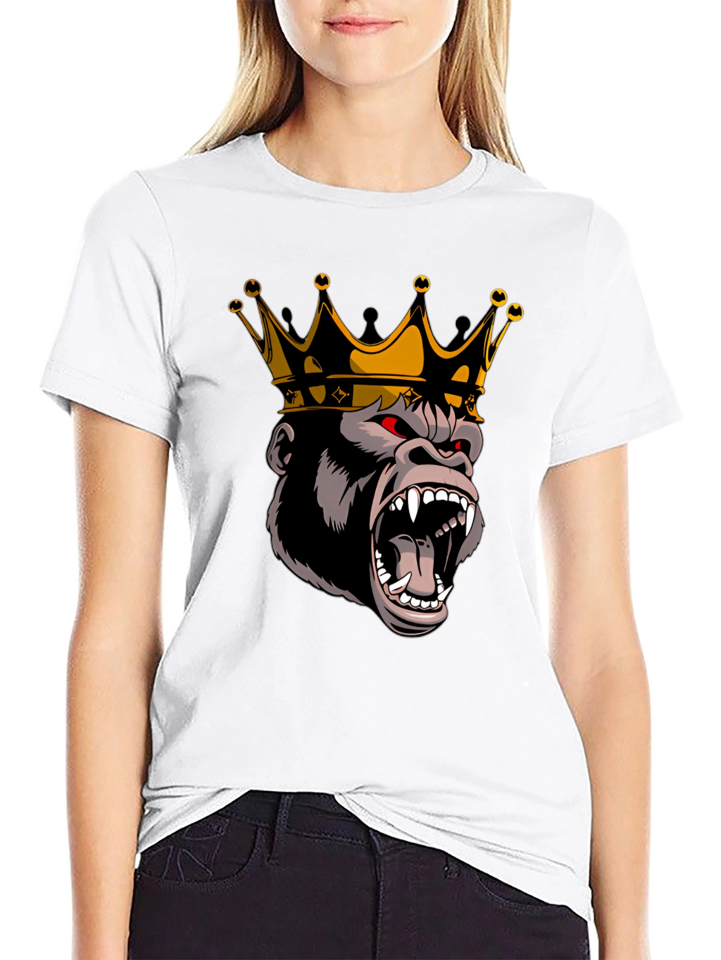 King Gorilla Graphic Tee - Black