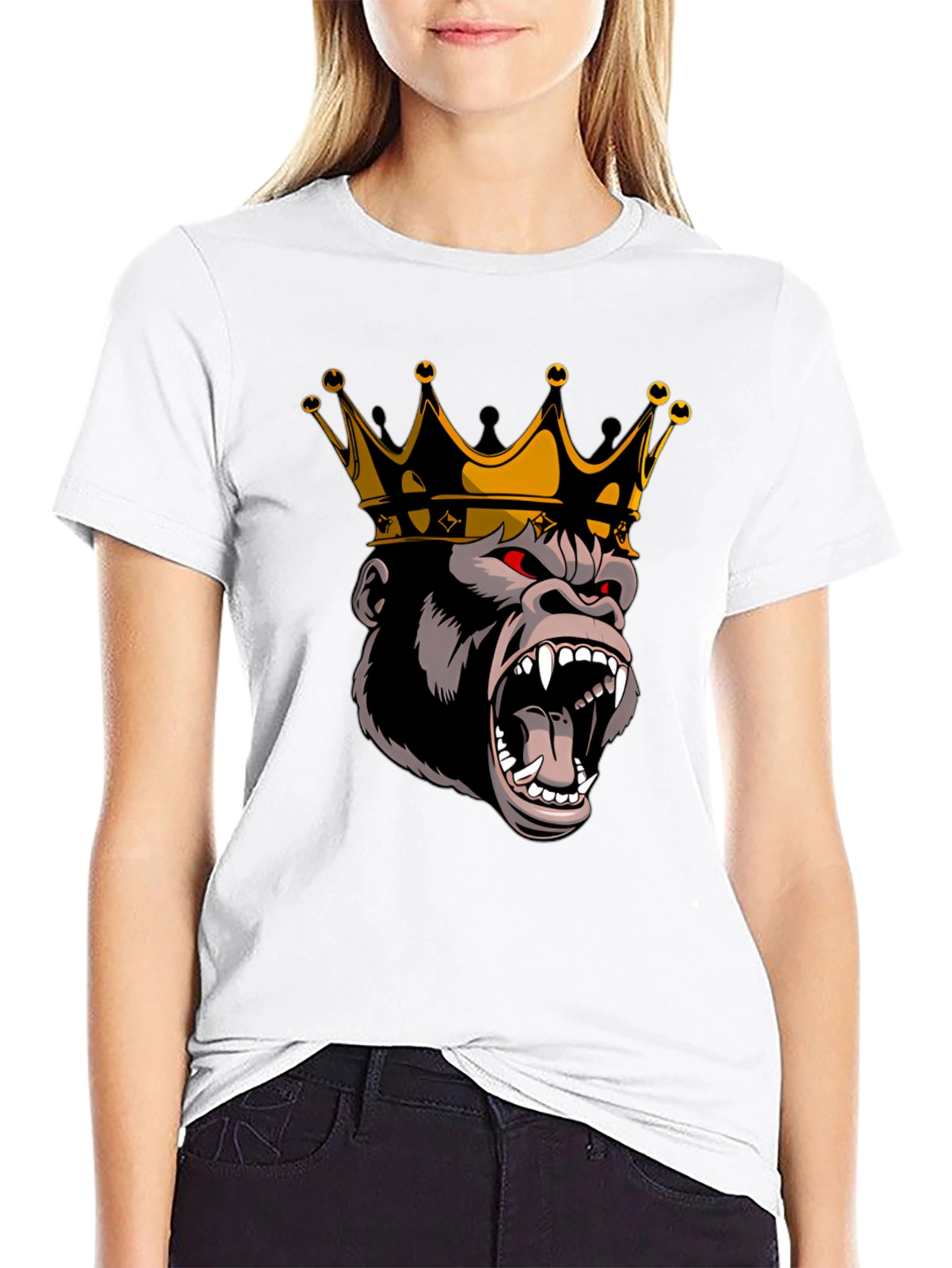 King Gorilla Graphic Tee - Black