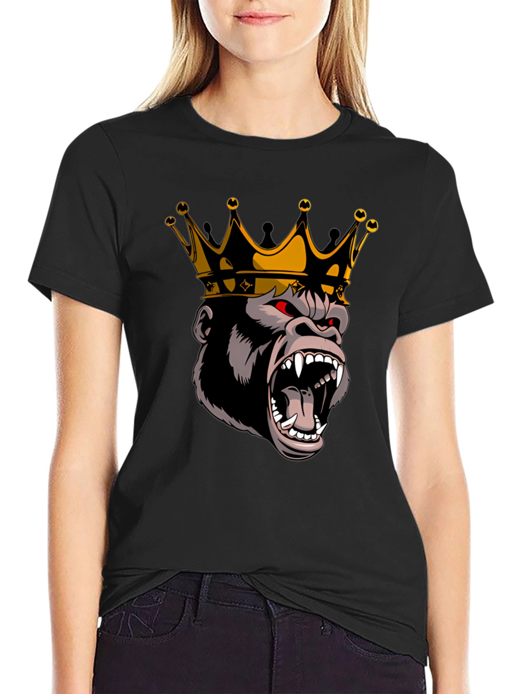 King Gorilla Graphic Tee - Black
