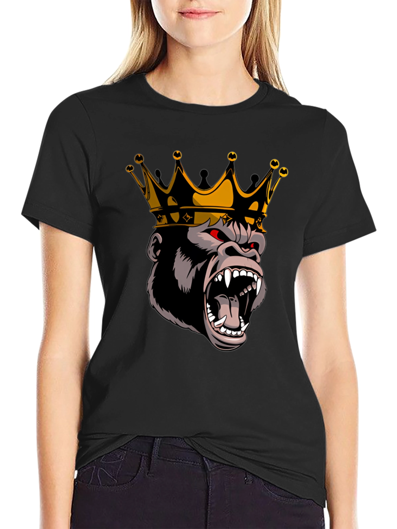 King Gorilla Graphic Tee - Black