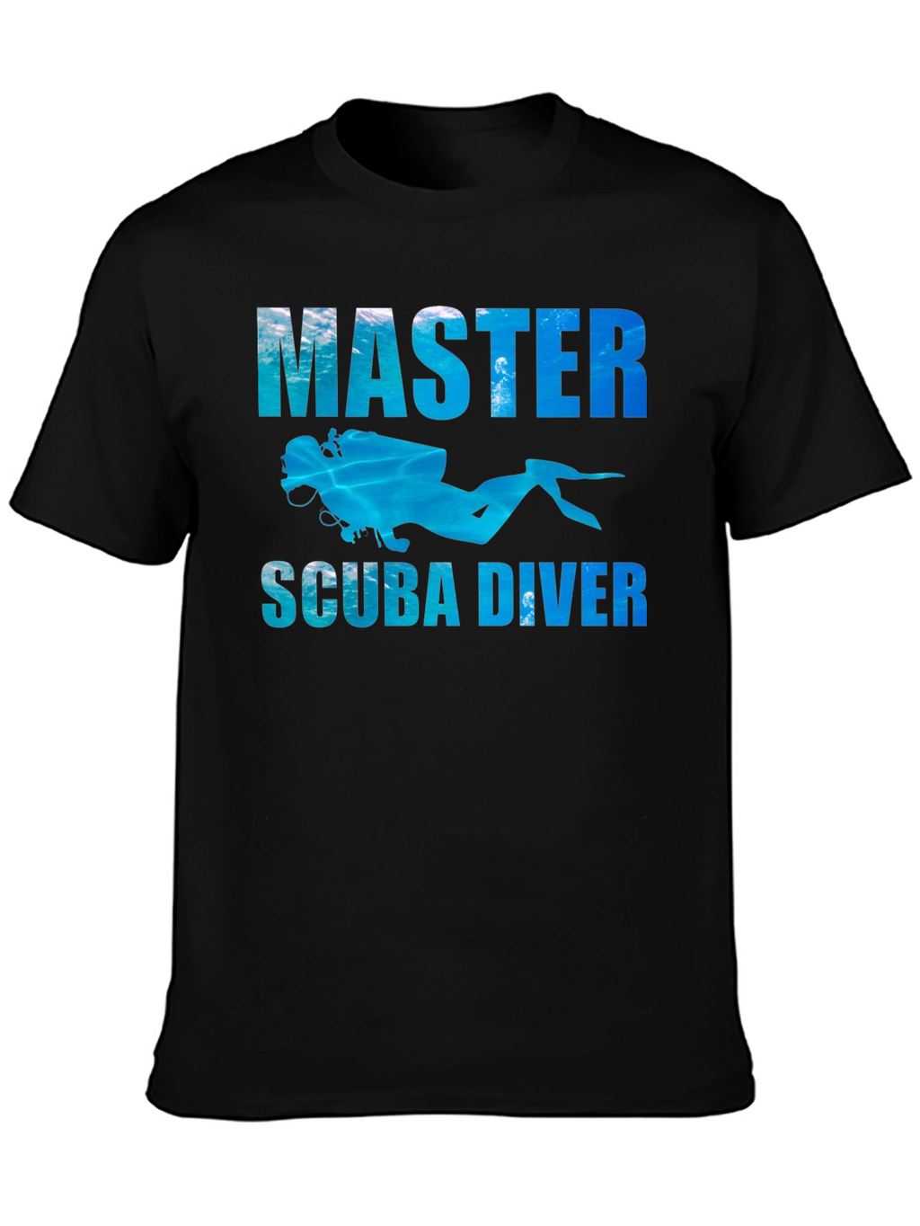 Master Scuba Diver Black T-Shirt