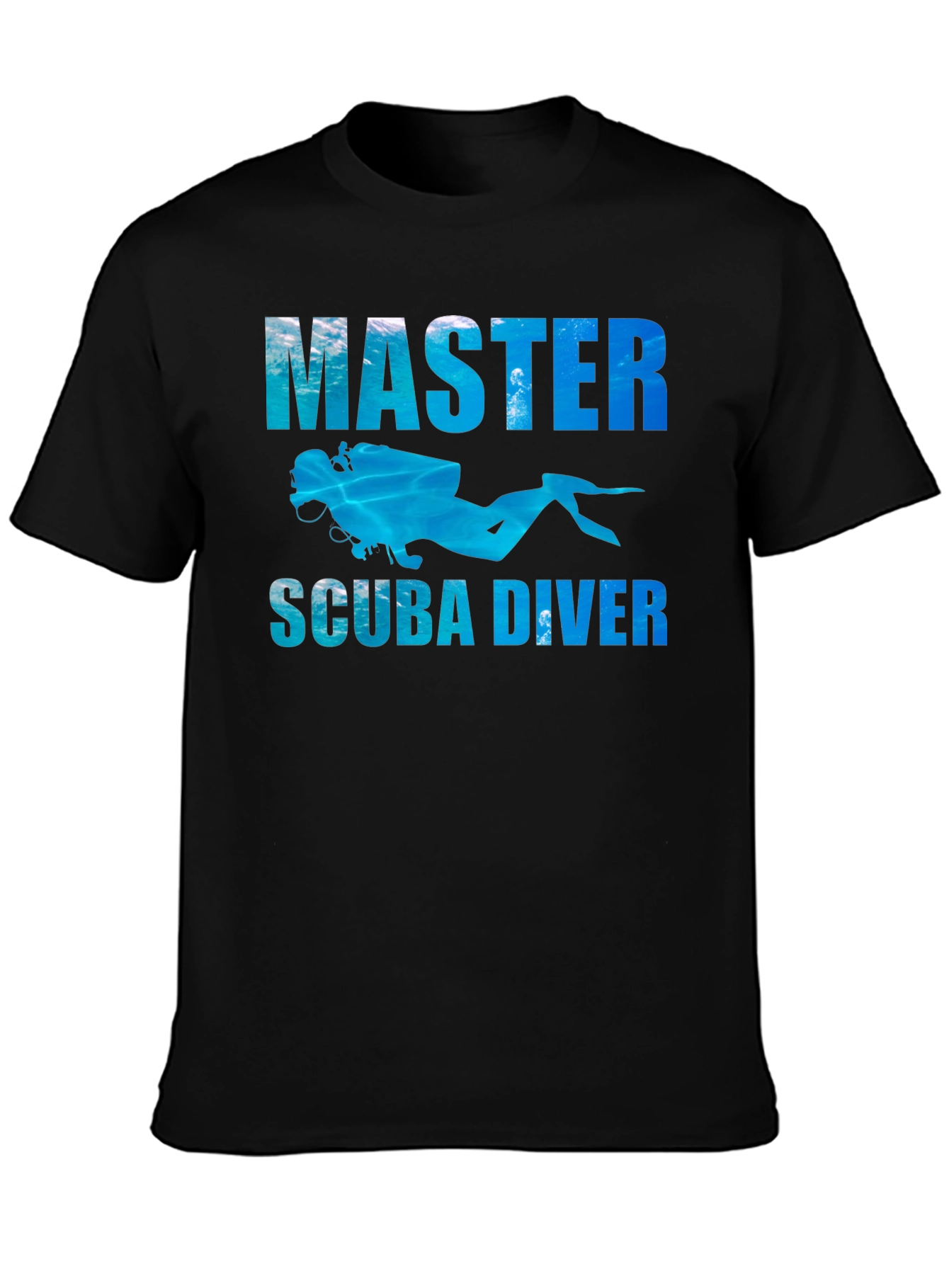 Master Scuba Diver Black T-Shirt