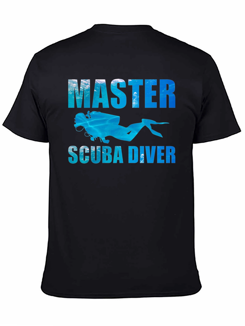 Master Scuba Diver Black T-Shirt