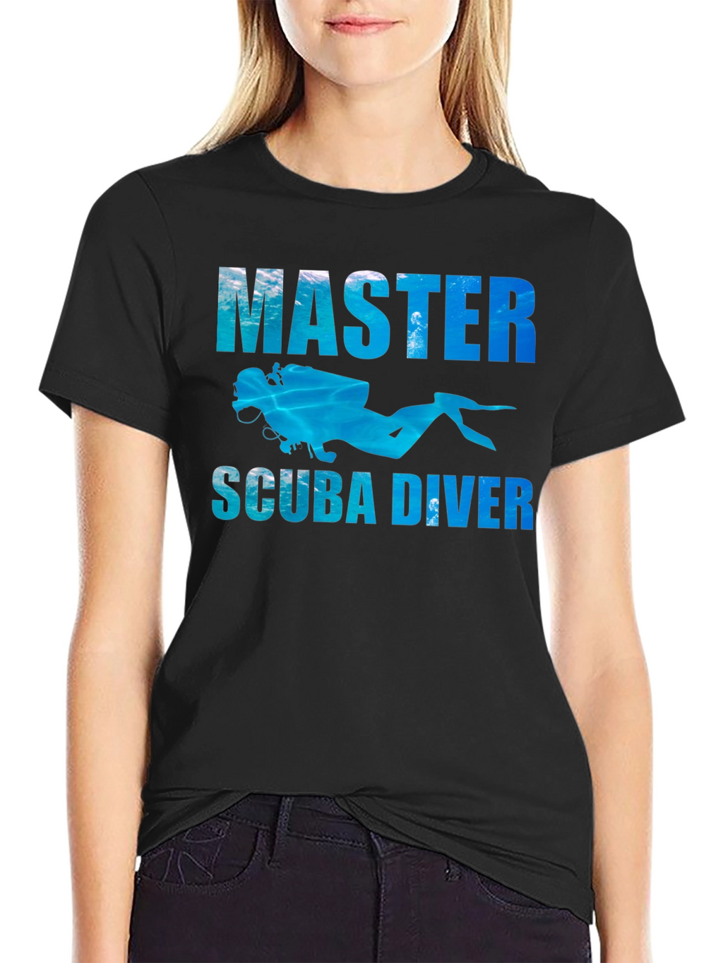 Master Scuba Diver Black T-Shirt