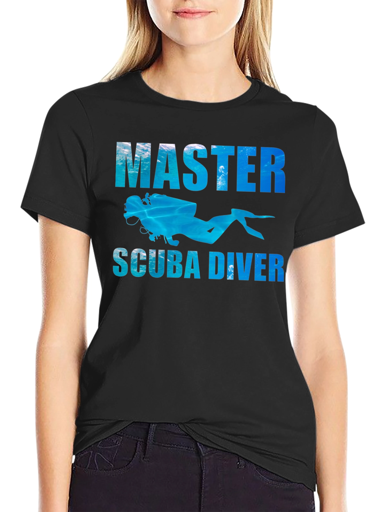 Master Scuba Diver Black T-Shirt