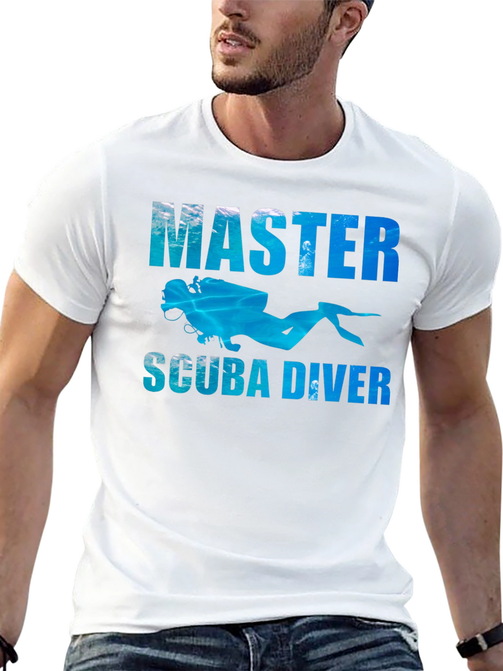 Master Scuba Diver Black T-Shirt