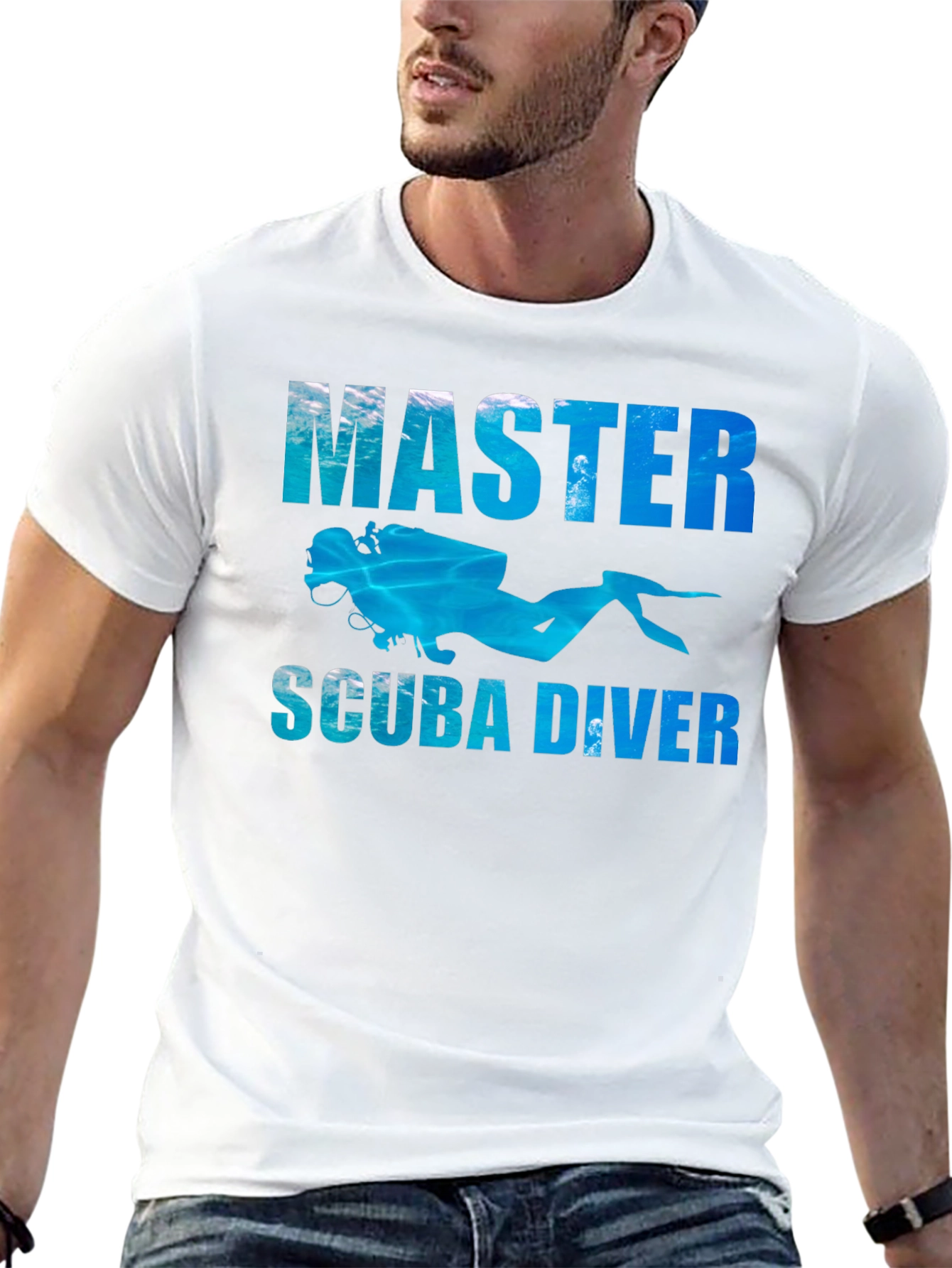 Master Scuba Diver Black T-Shirt