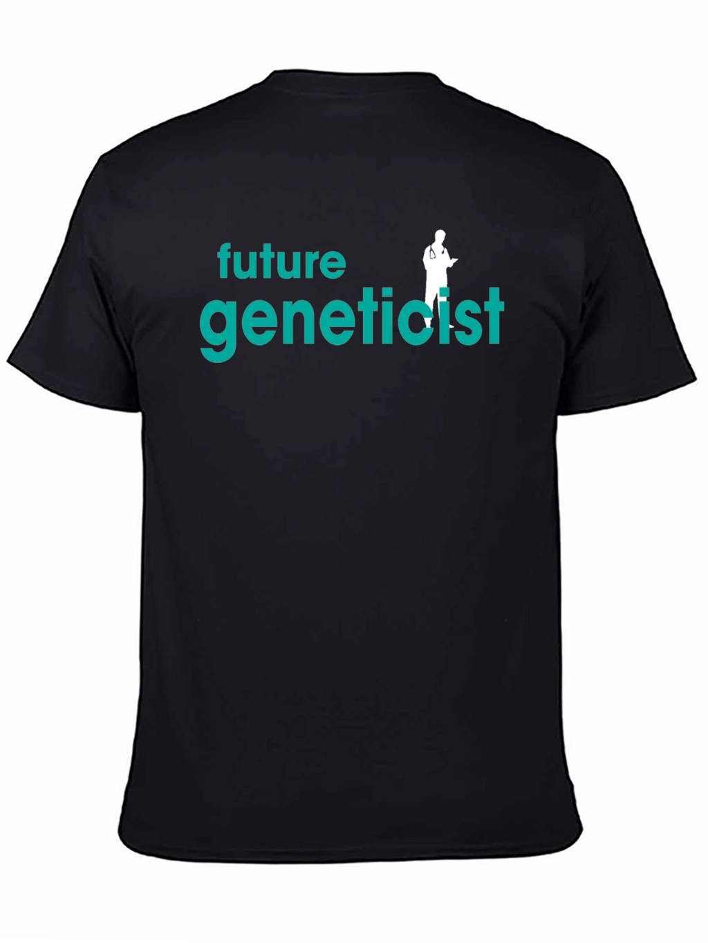 Future Geneticist Black T-Shirt - Science Tee