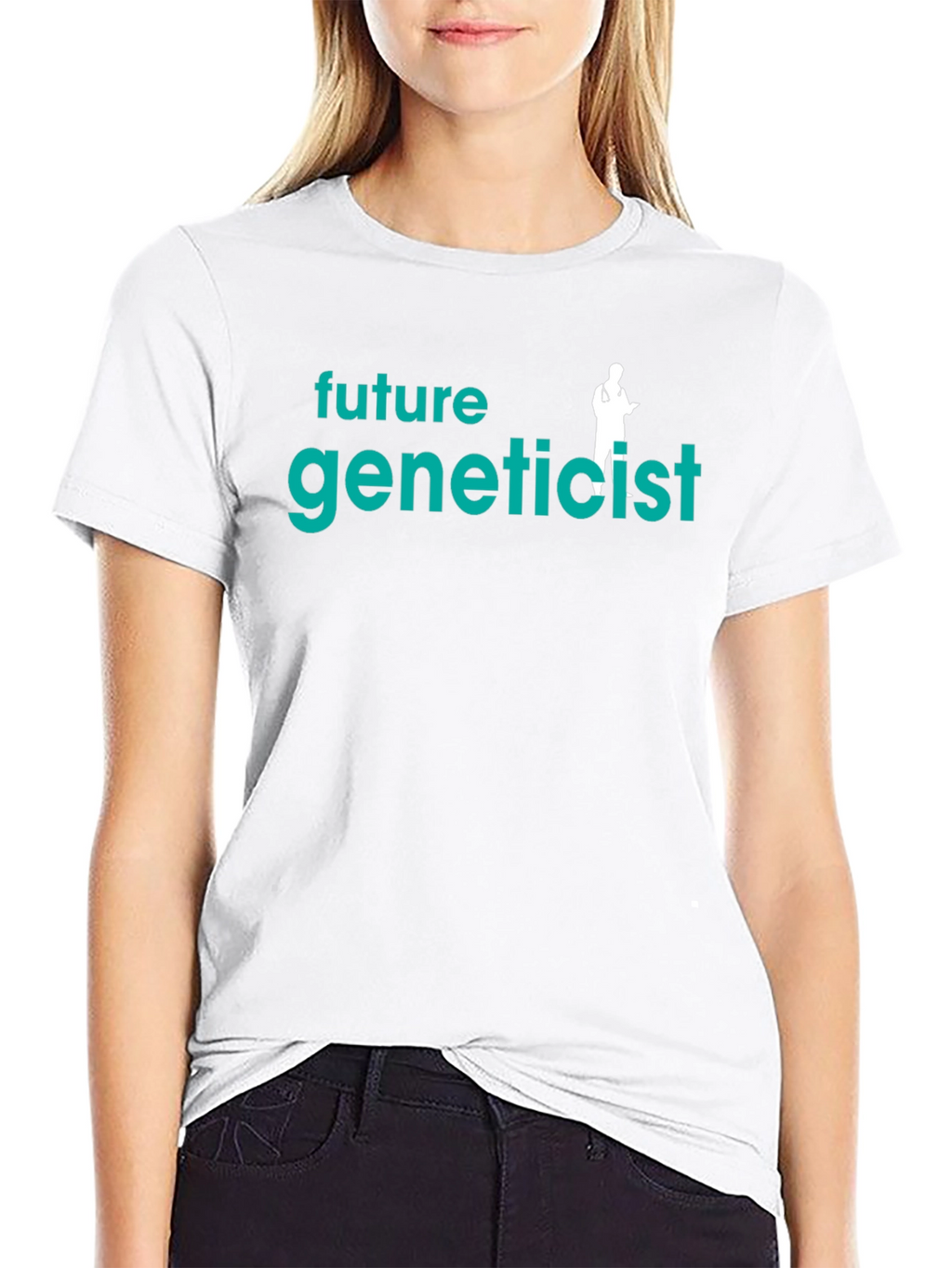 Future Geneticist Black T-Shirt - Science Tee