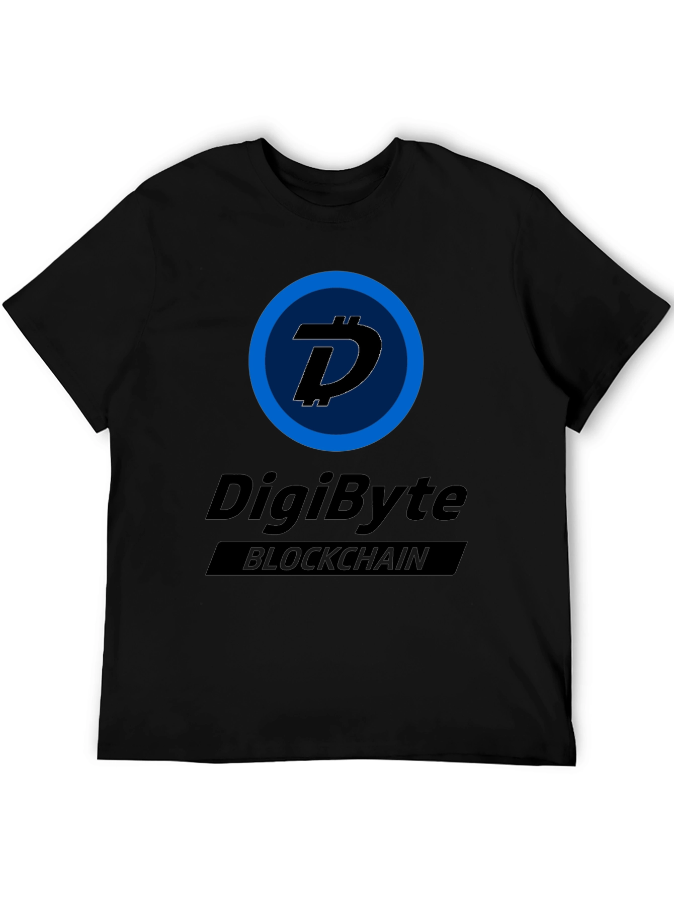 DigiByte Blockchain Black T-Shirt
