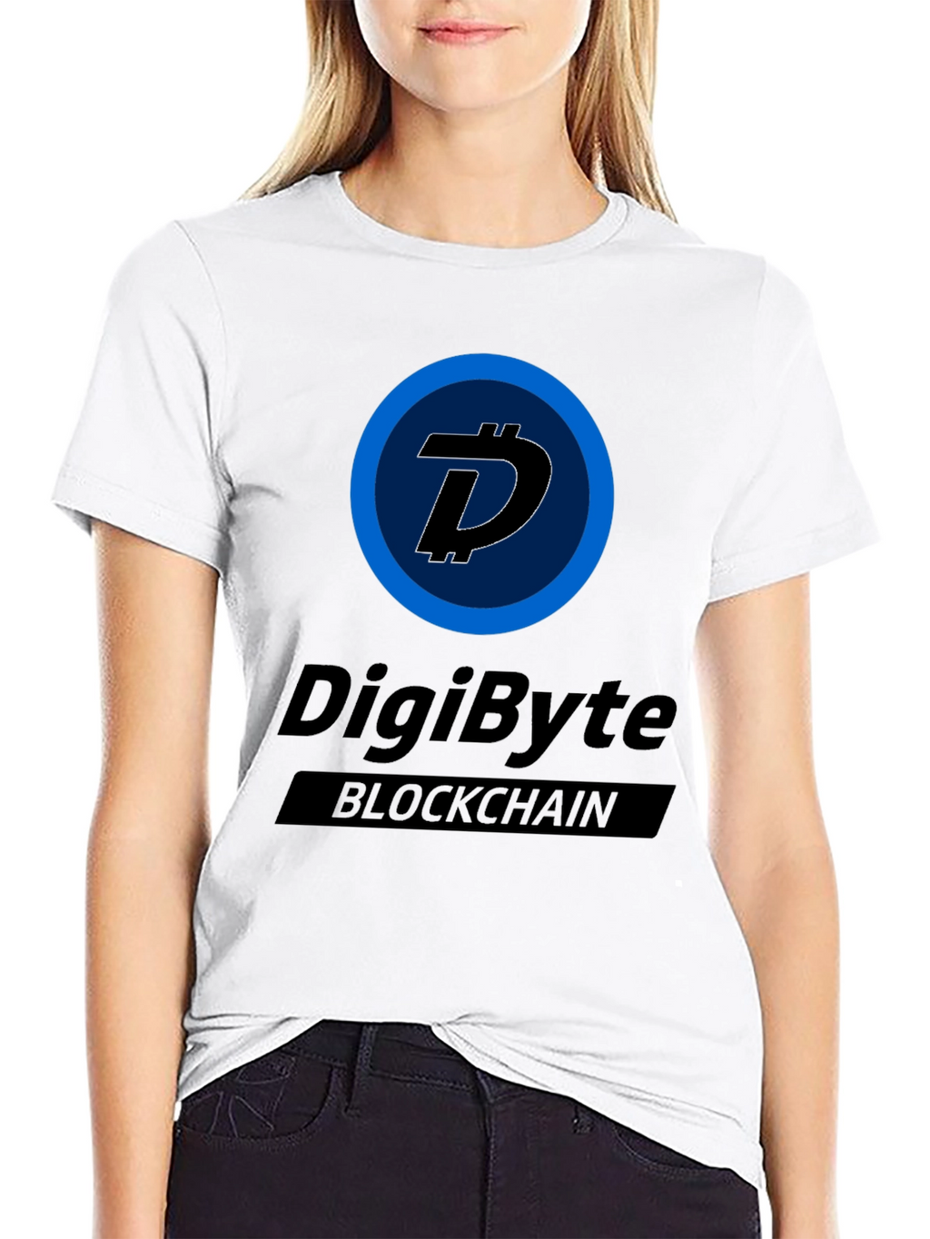 DigiByte Blockchain Black T-Shirt