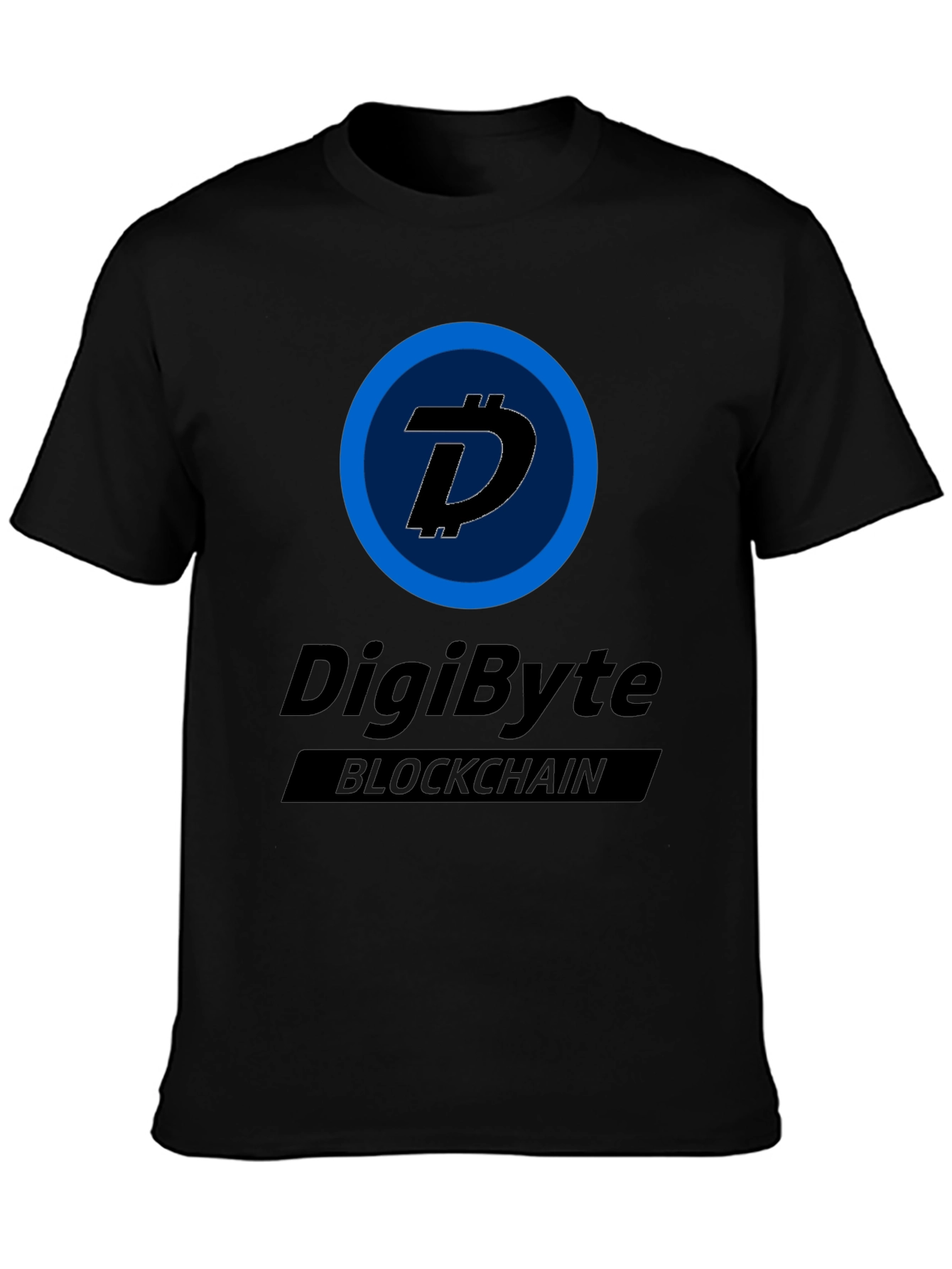 DigiByte Blockchain Black T-Shirt