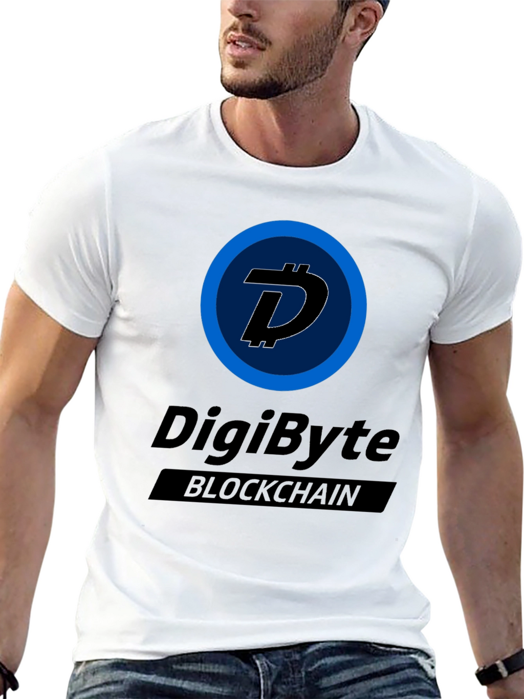 DigiByte Blockchain Black T-Shirt