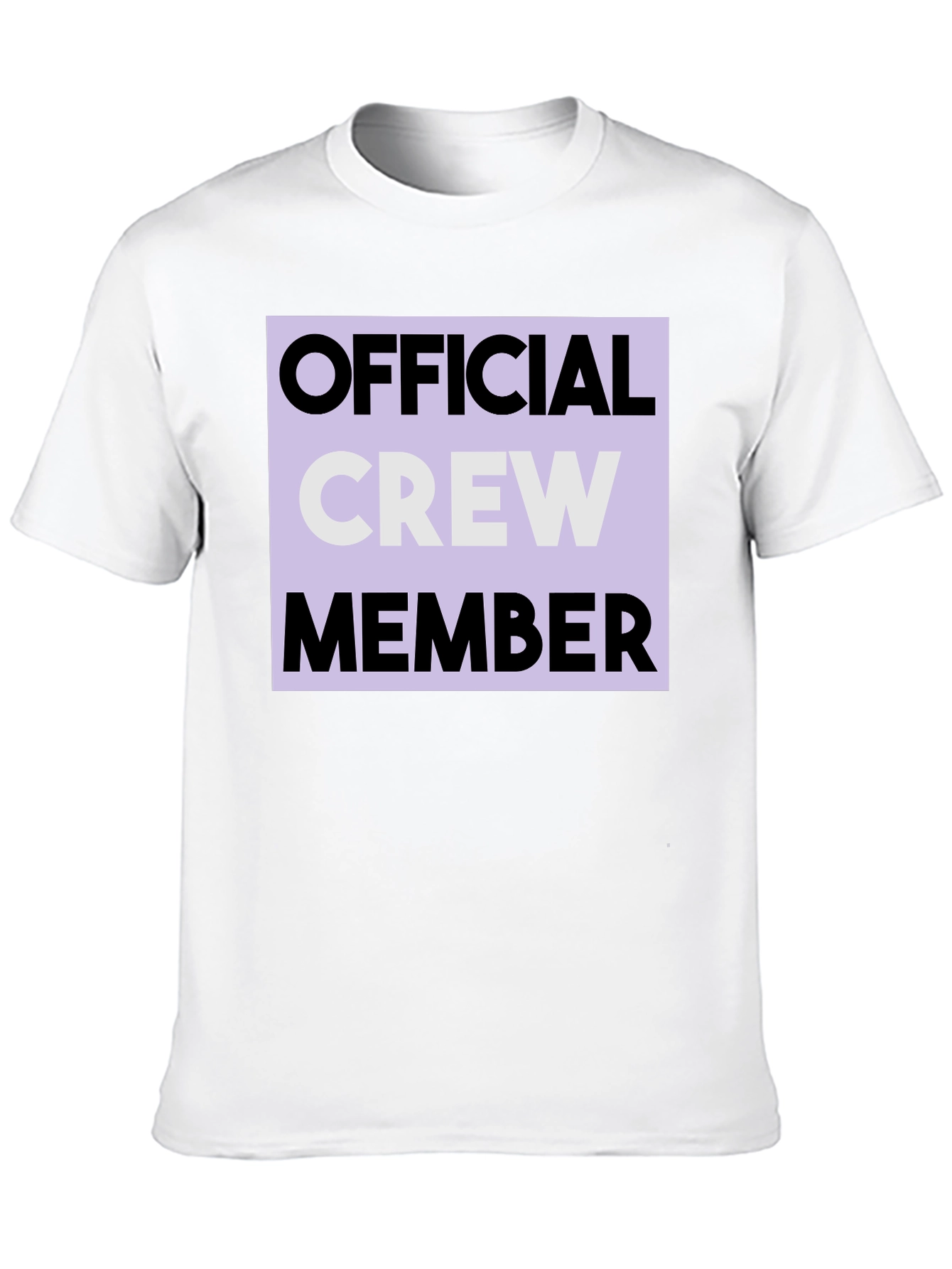 Official Crew Member Graphic Tee - Black