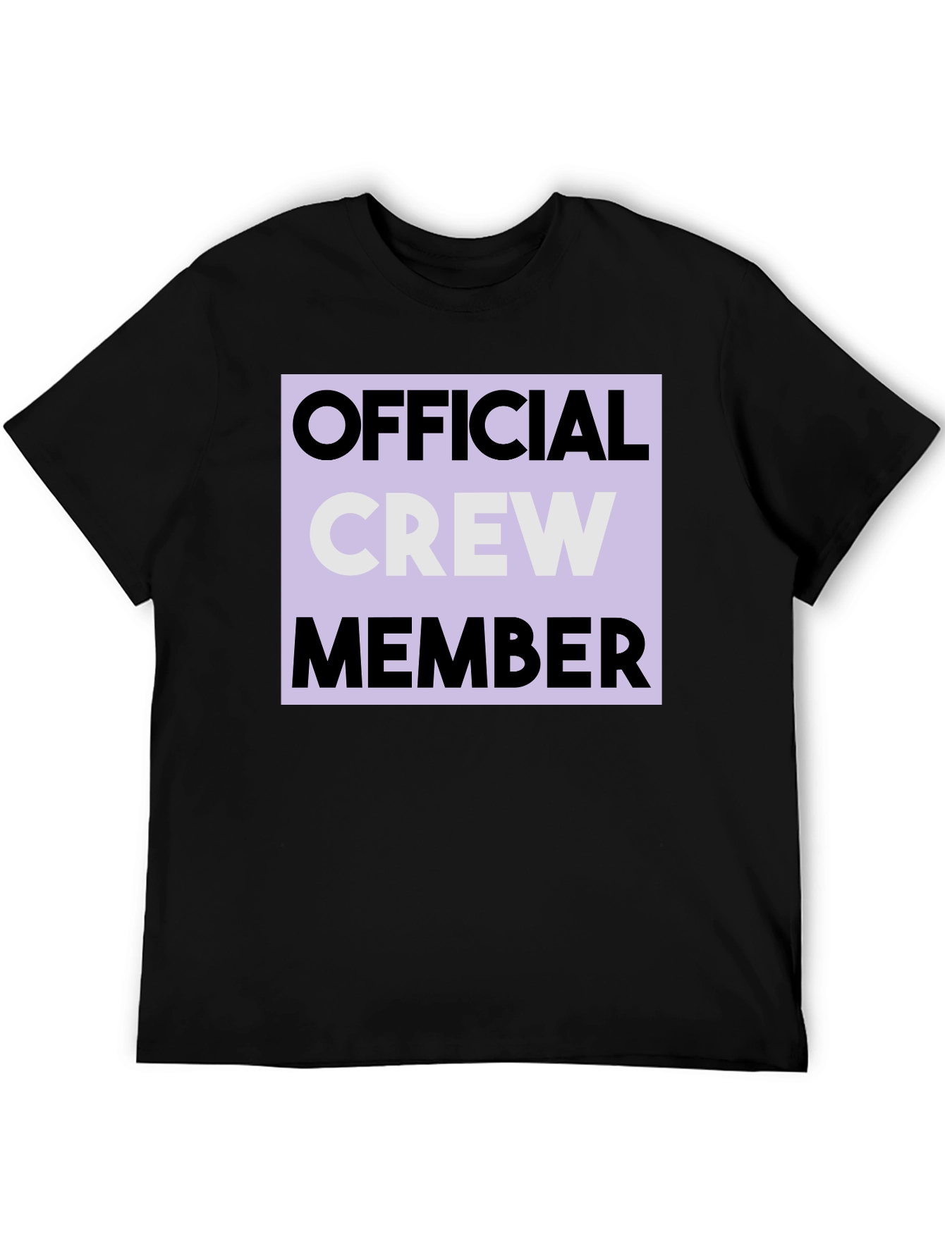 Official Crew Member Graphic Tee - Black
