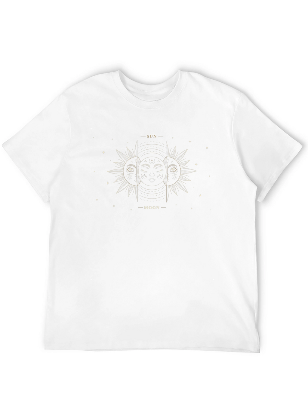 Sun and Moon Graphic Black Tee