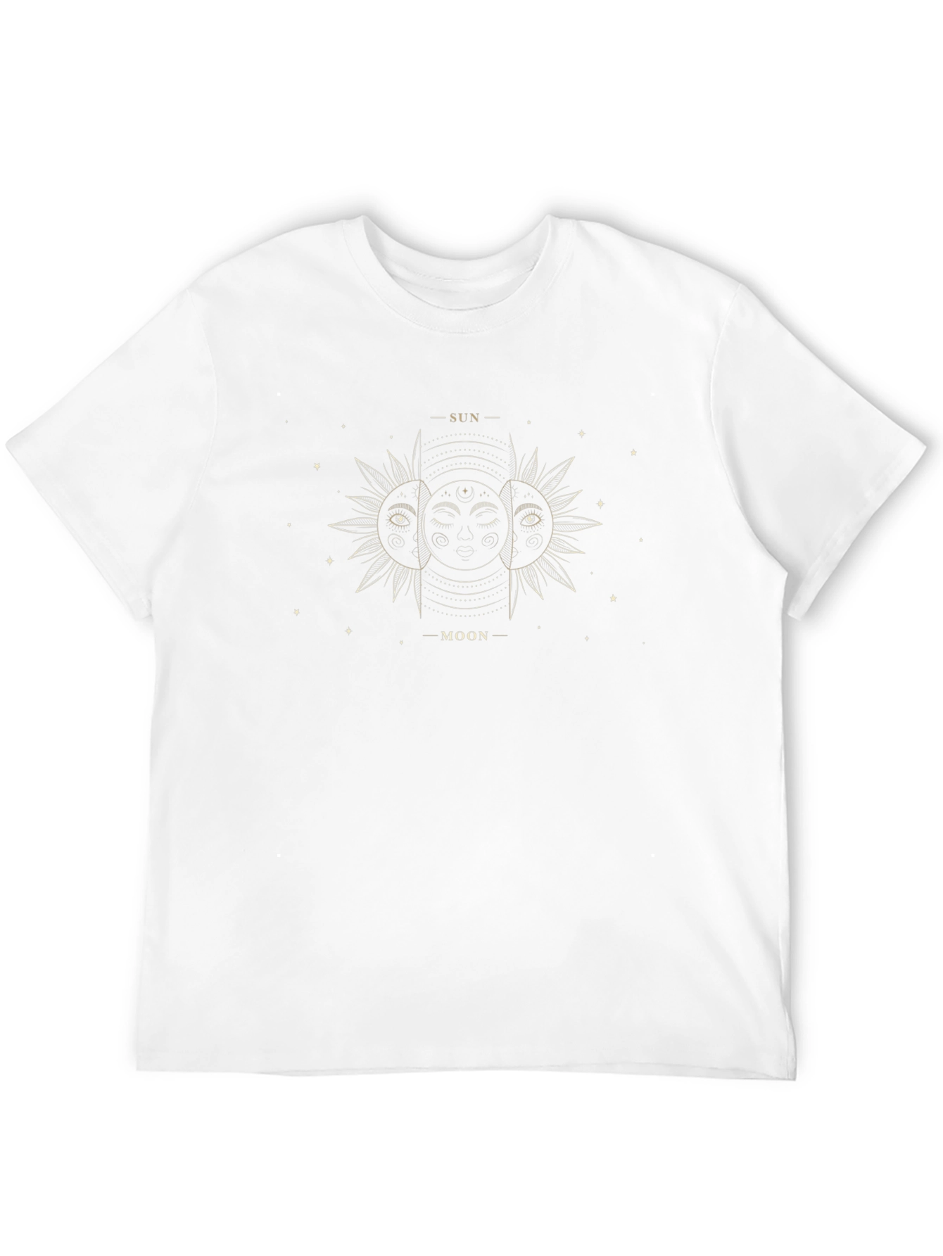 Sun and Moon Graphic Black Tee
