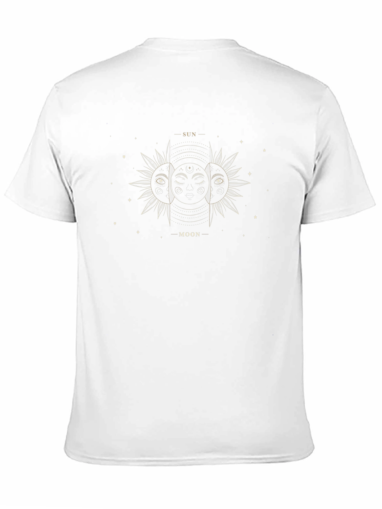 Sun and Moon Graphic Black Tee