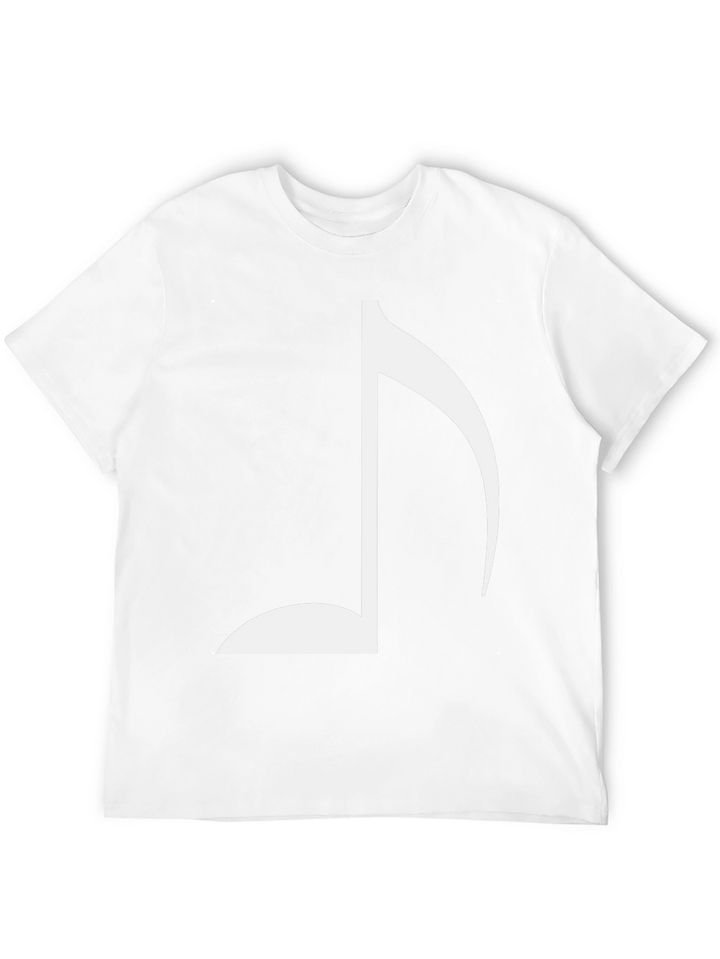 Musical Note T-Shirt - Black Cotton Tee