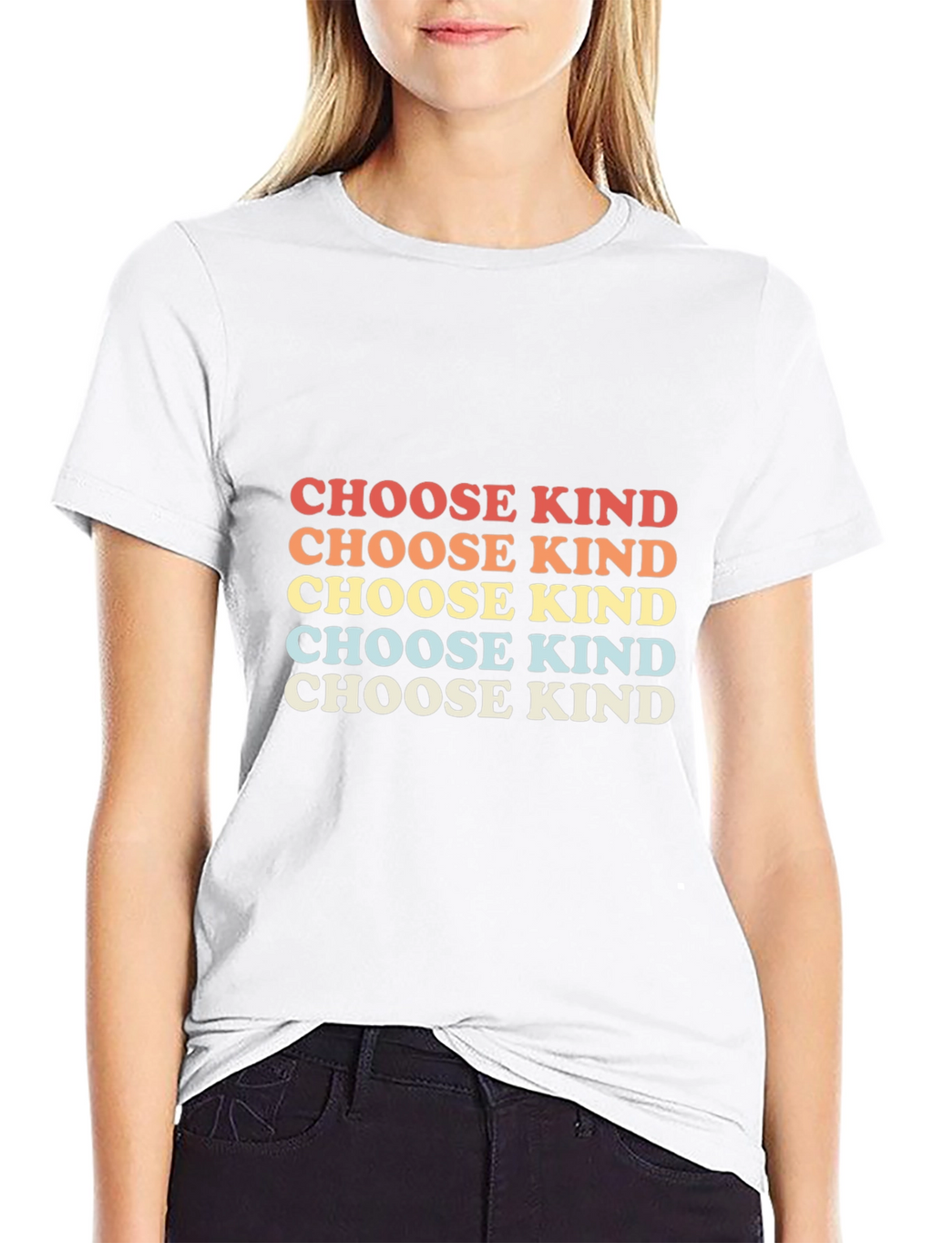 Choose Kind Graphic Tee - Retro Design