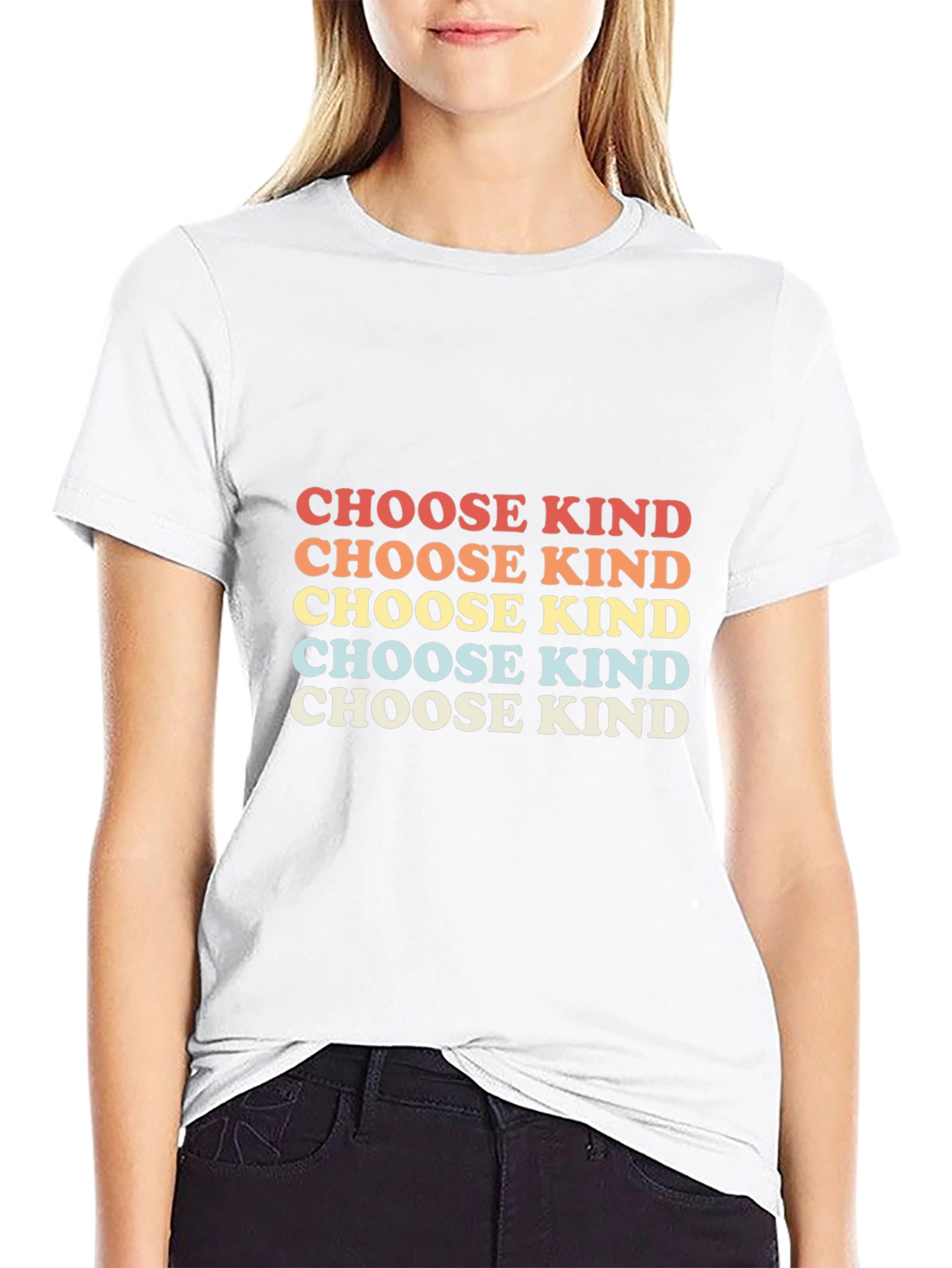 Choose Kind Graphic Tee - Retro Design