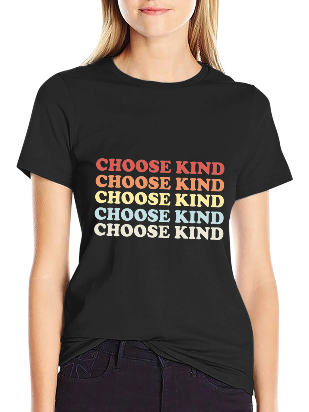 Choose Kind Graphic Tee - Retro Design