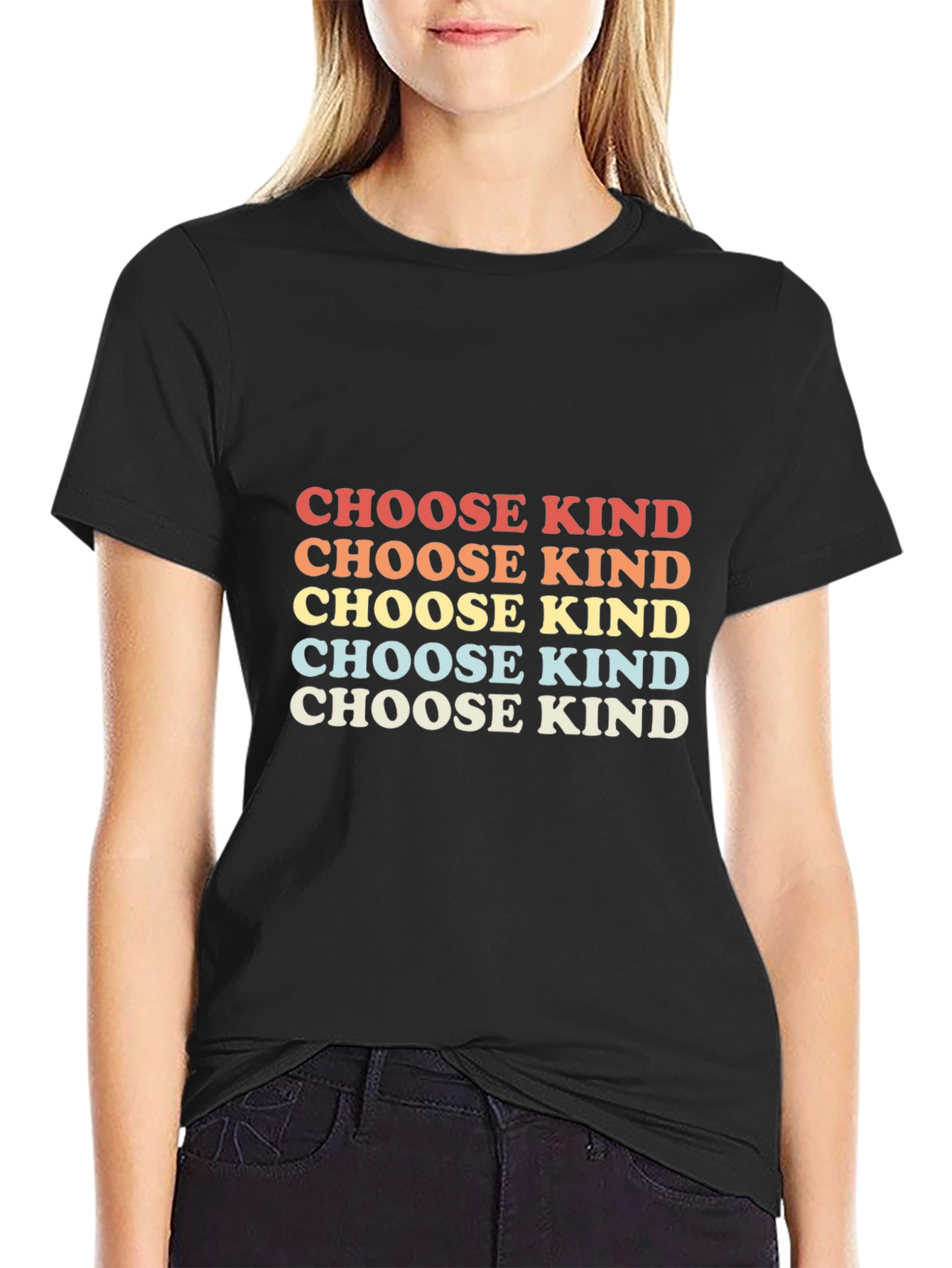 Choose Kind Graphic Tee - Retro Design