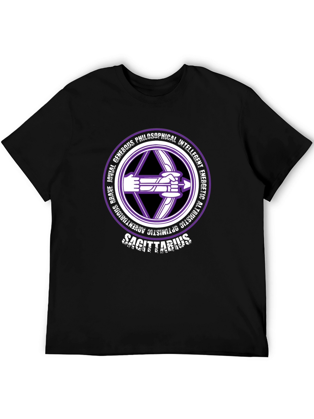 Sagittarius Zodiac T-Shirt - Generous & Intelligent