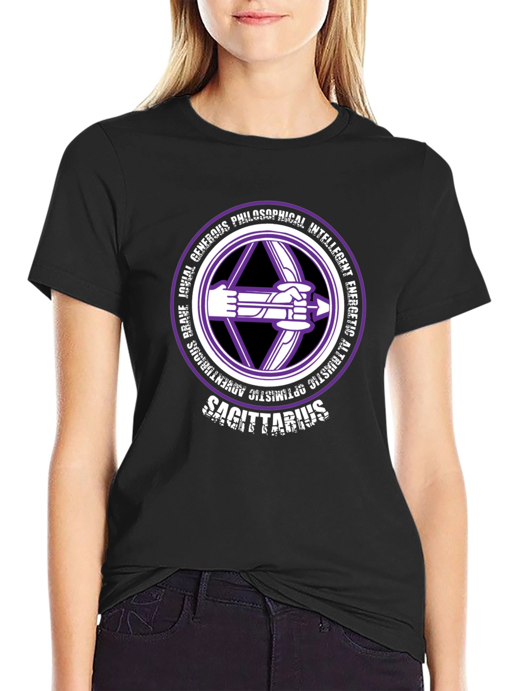 Sagittarius Zodiac T-Shirt - Generous & Intelligent