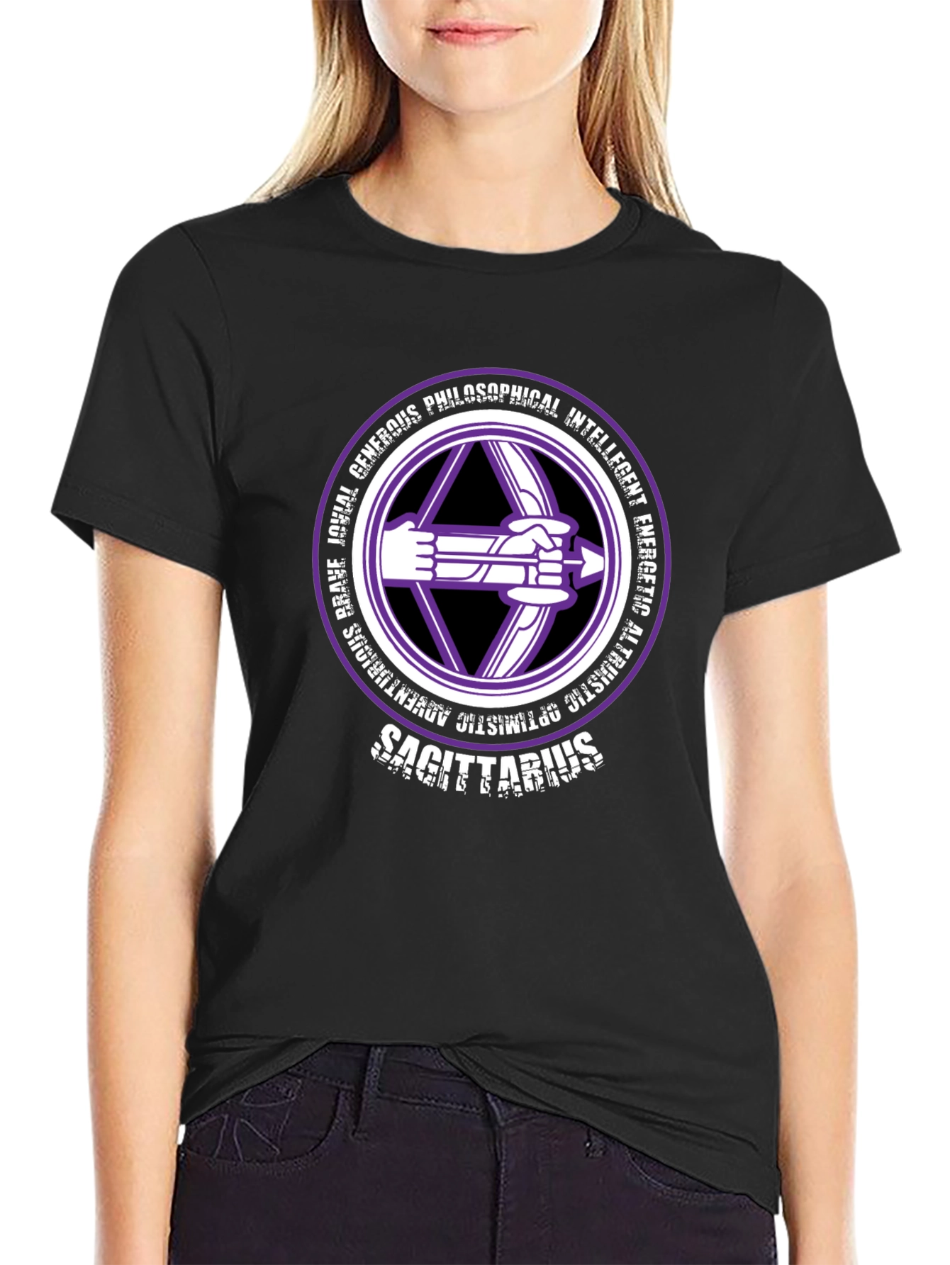 Sagittarius Zodiac T-Shirt - Generous & Intelligent