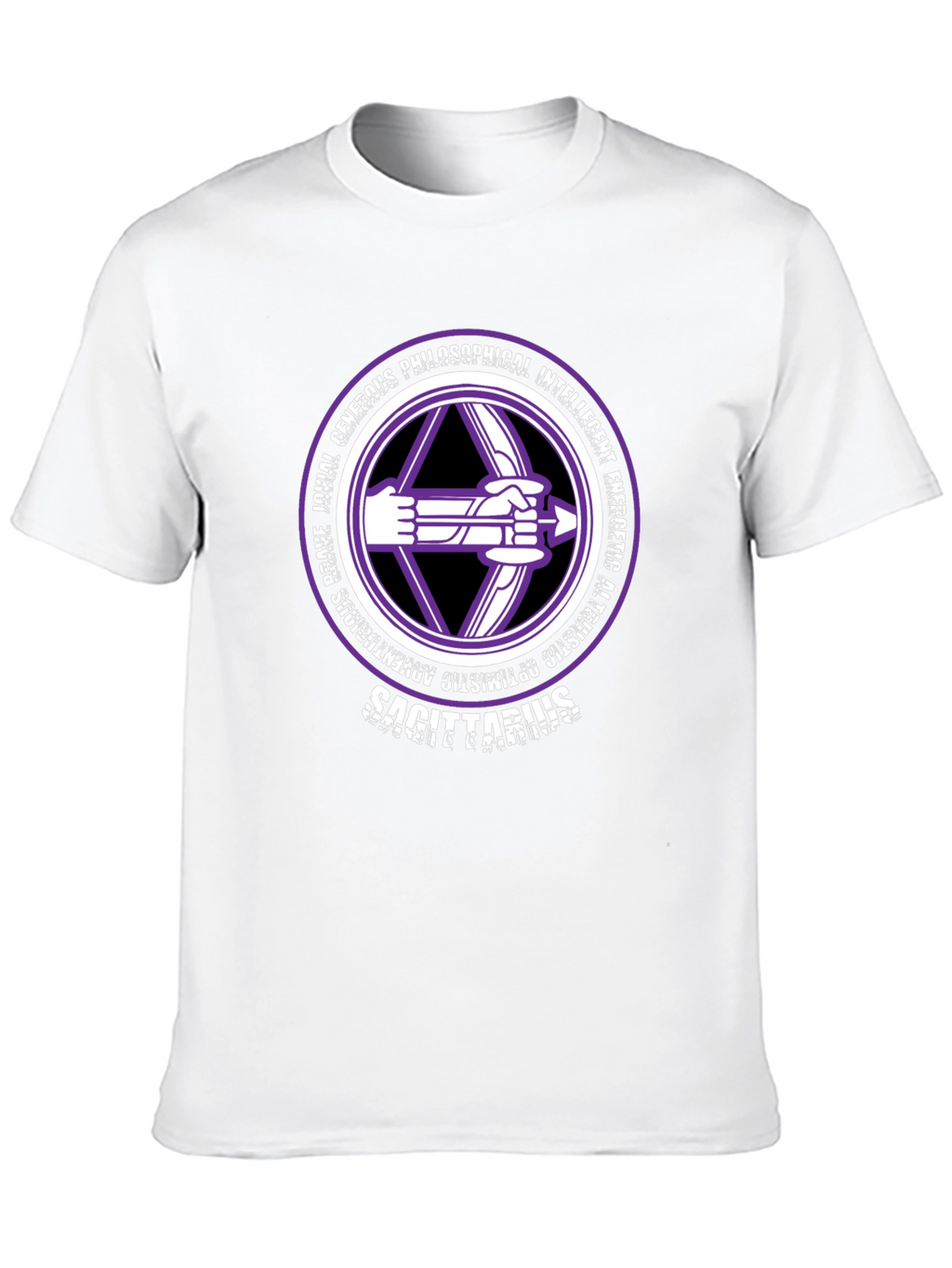 Sagittarius Zodiac T-Shirt - Generous & Intelligent