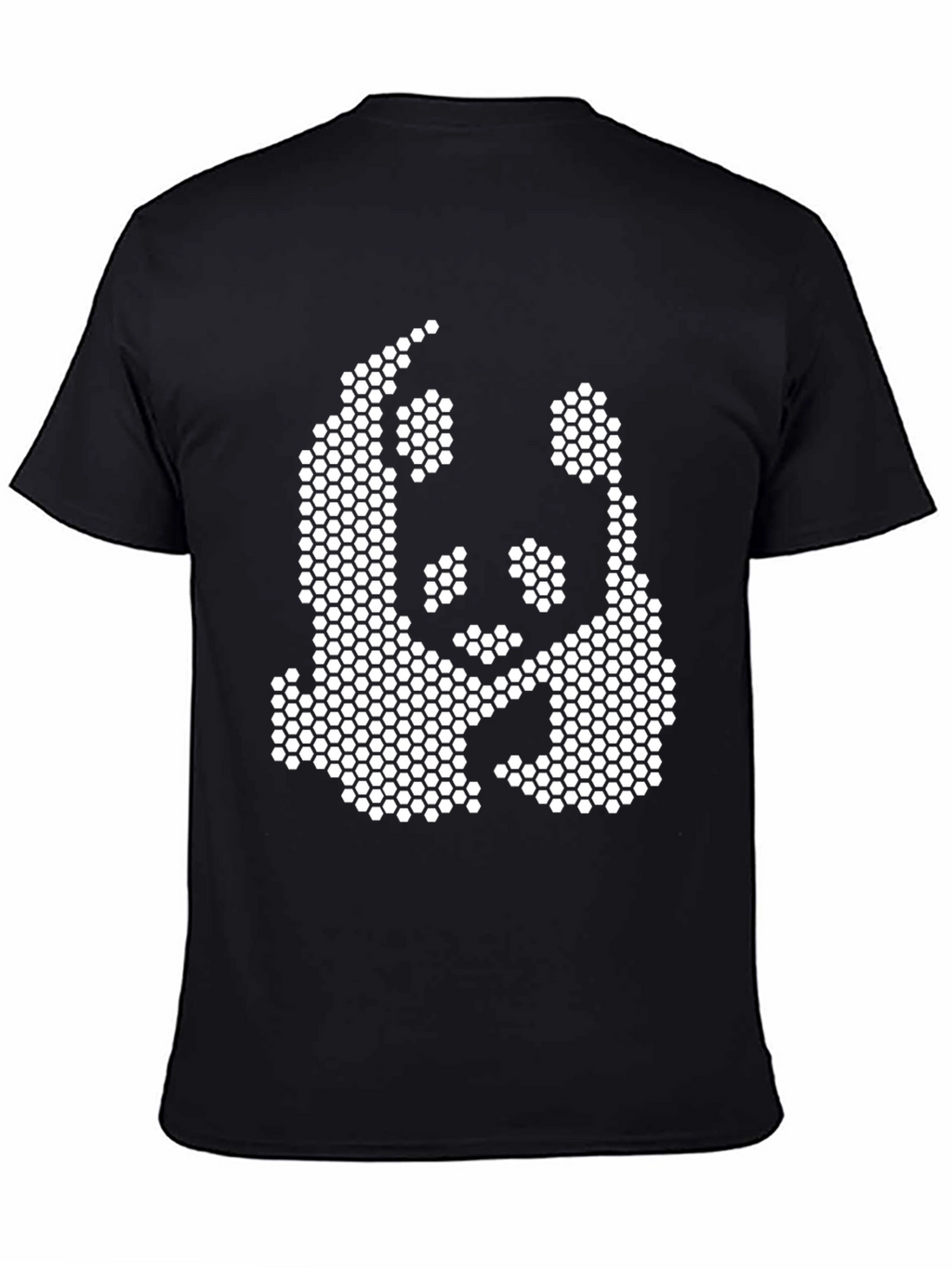 Pixel Panda Black T-Shirt