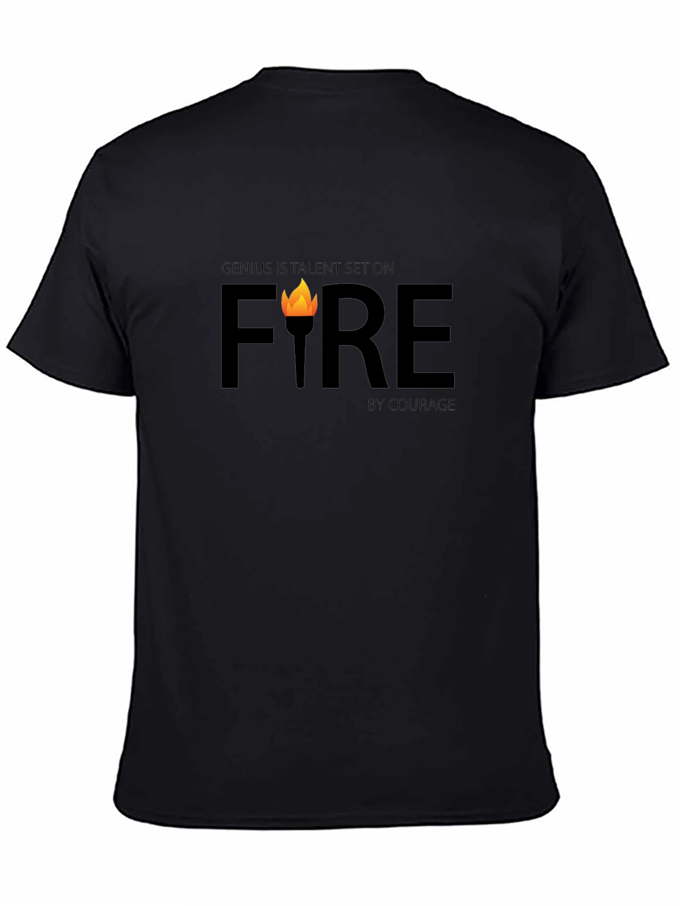 Genius Fire Graphic Tee - Inspiring & Bold