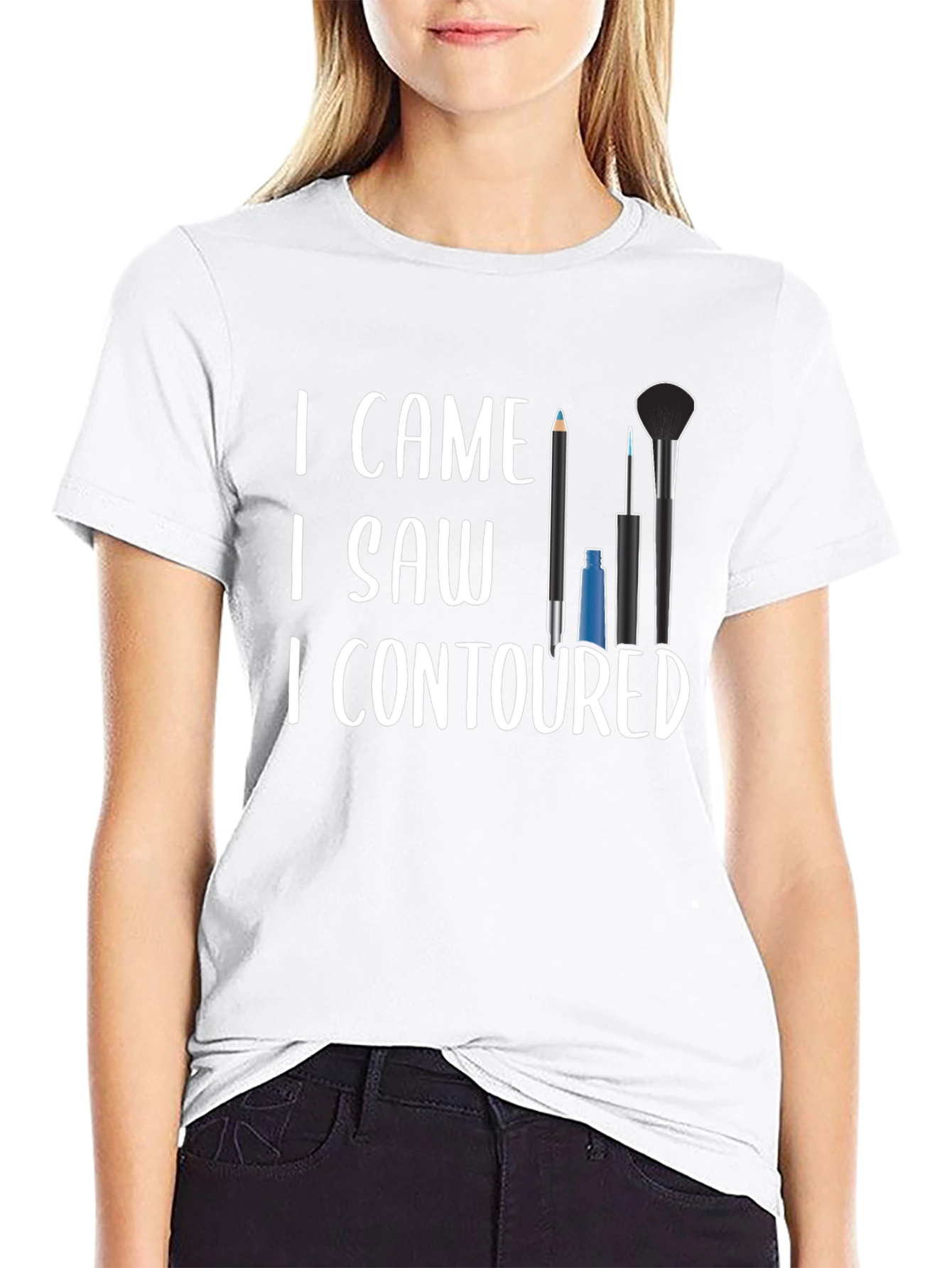 I Came I Saw I Contoured Graphic Tee