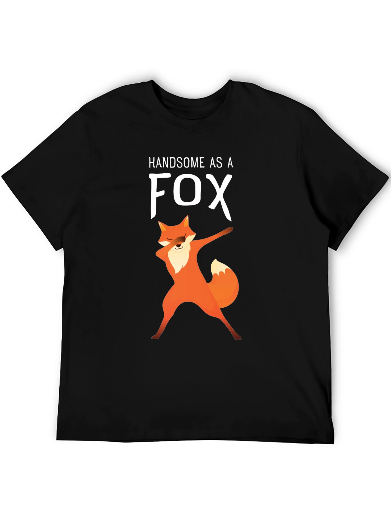 Handsome as a Fox T-Shirt - Dab Dance Graphic Tee