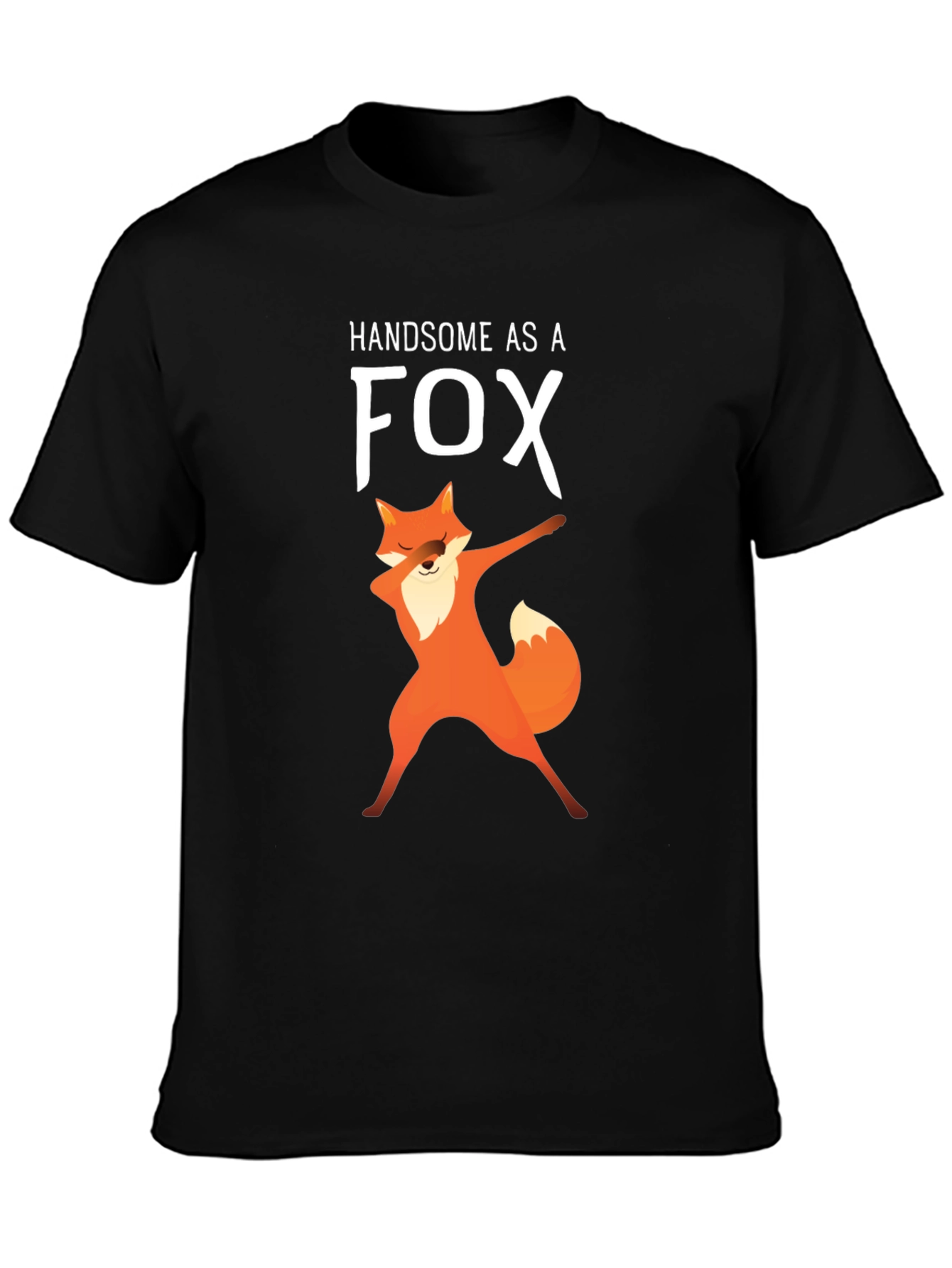 Handsome as a Fox T-Shirt - Dab Dance Graphic Tee