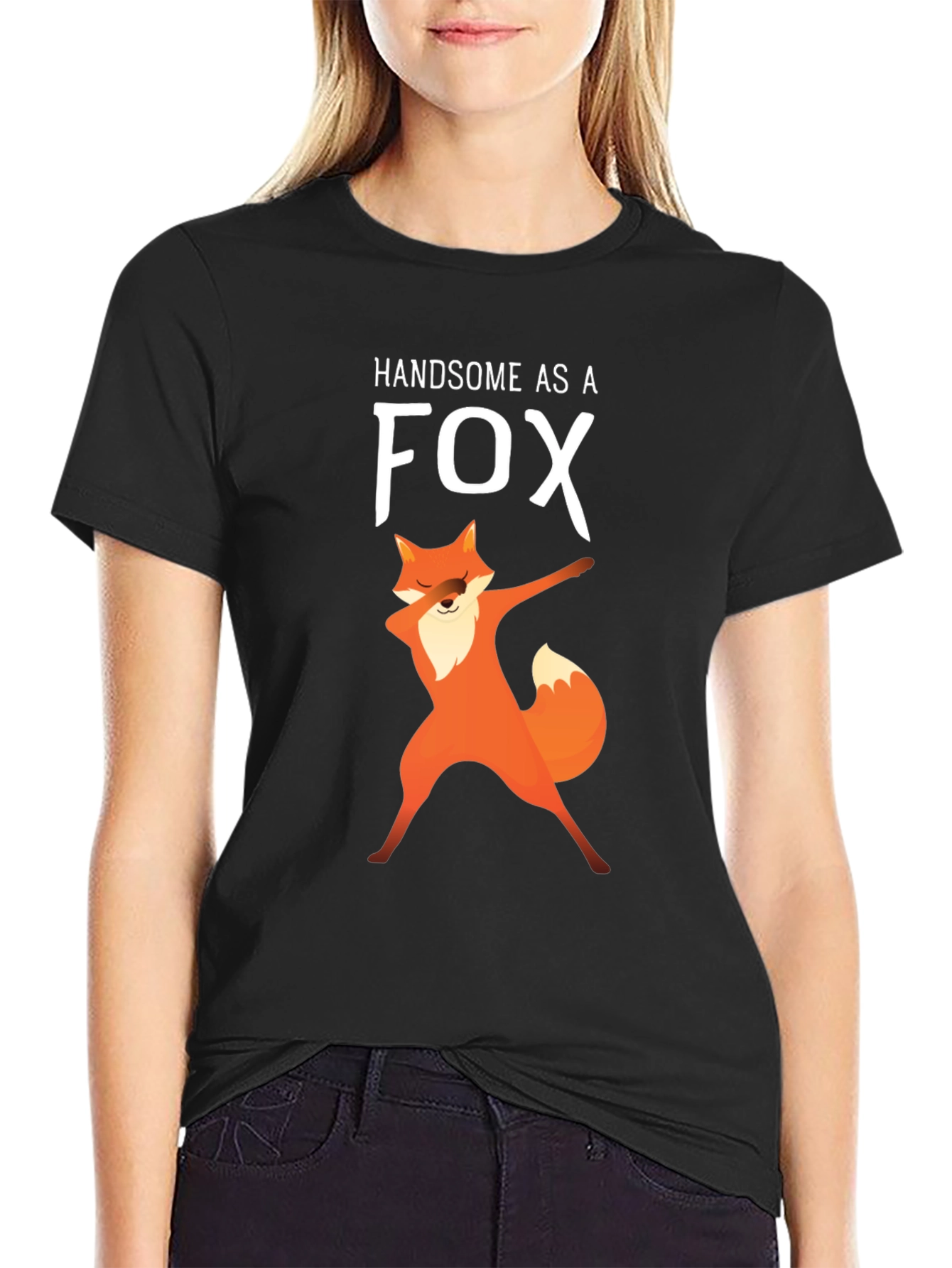 Handsome as a Fox T-Shirt - Dab Dance Graphic Tee