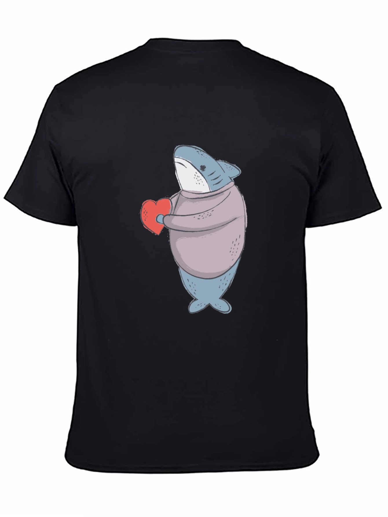 Shark with Heart Graphic Tee
