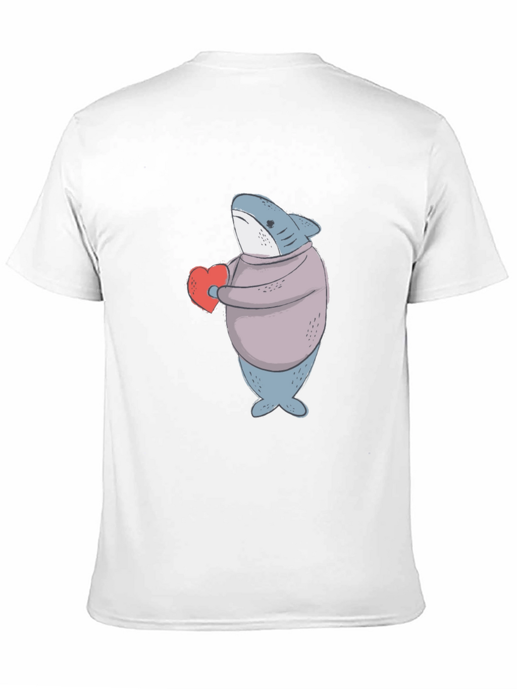 Shark with Heart Graphic Tee