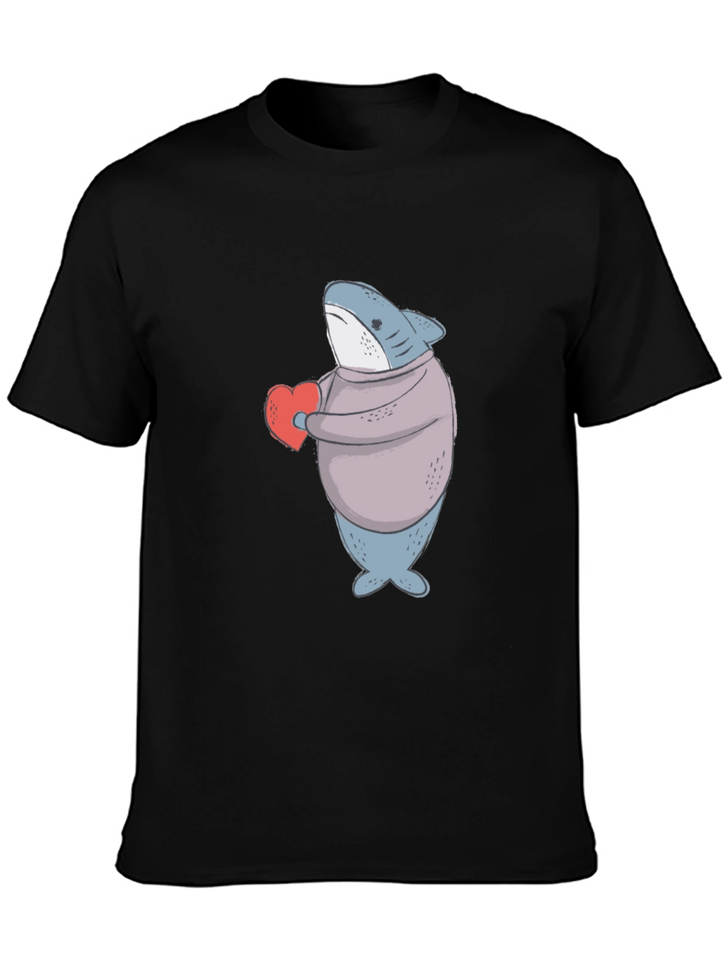 Shark with Heart Graphic Tee